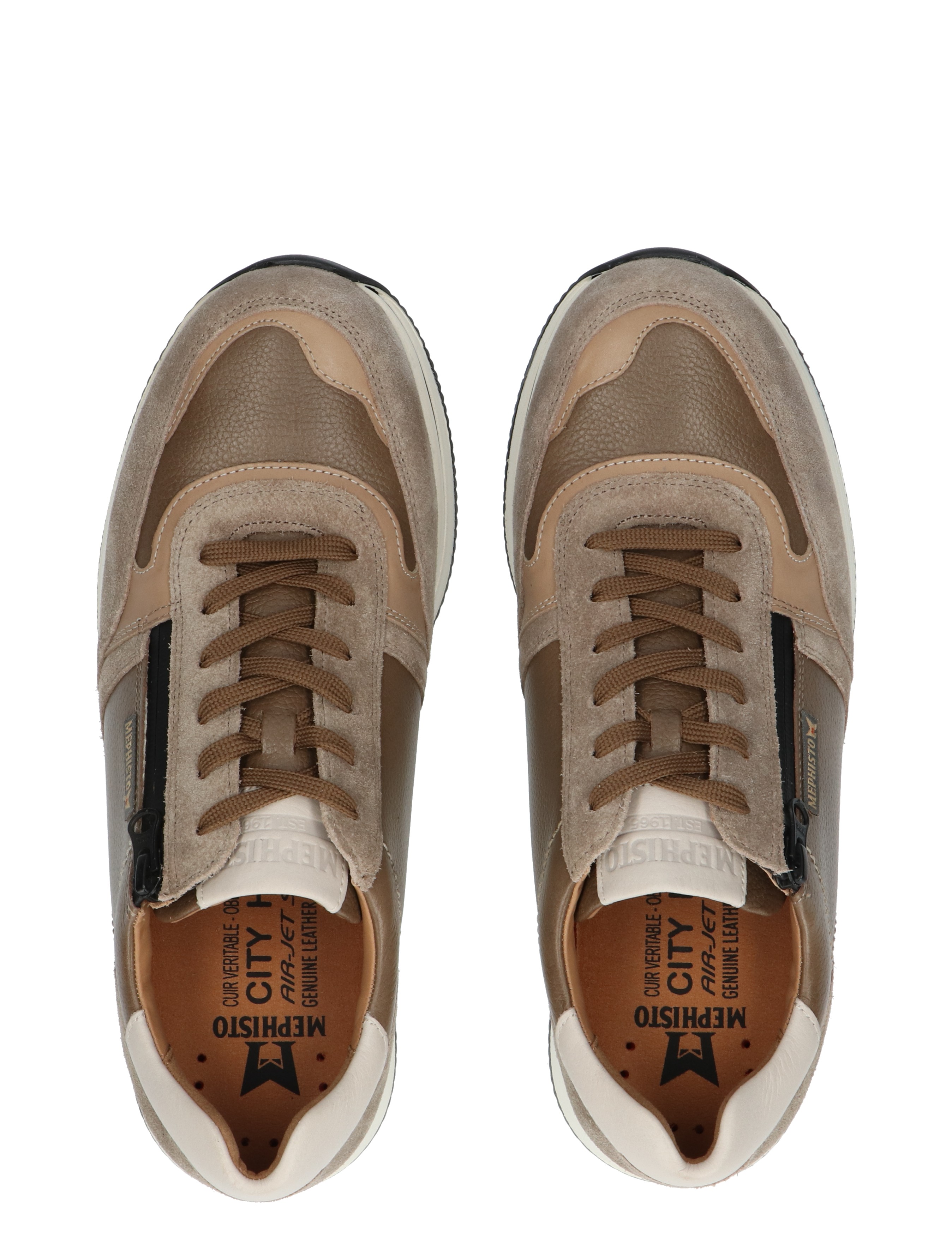 Mephisto - Gilford  Warm Grey - Heren - Veterschoenen - Casual Veterschoenen - 47348_77_7