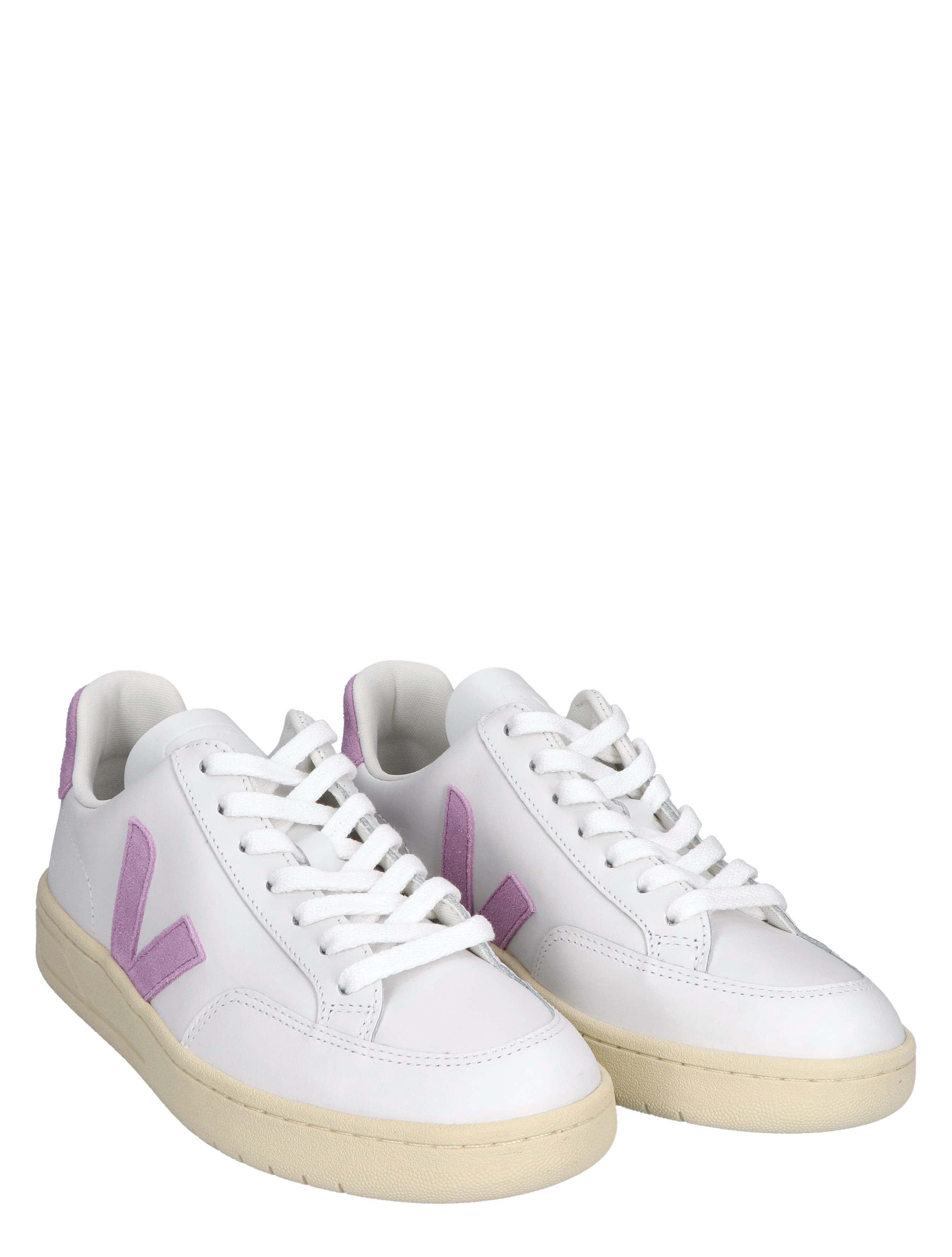 V-12 Women Leather White Orchid
