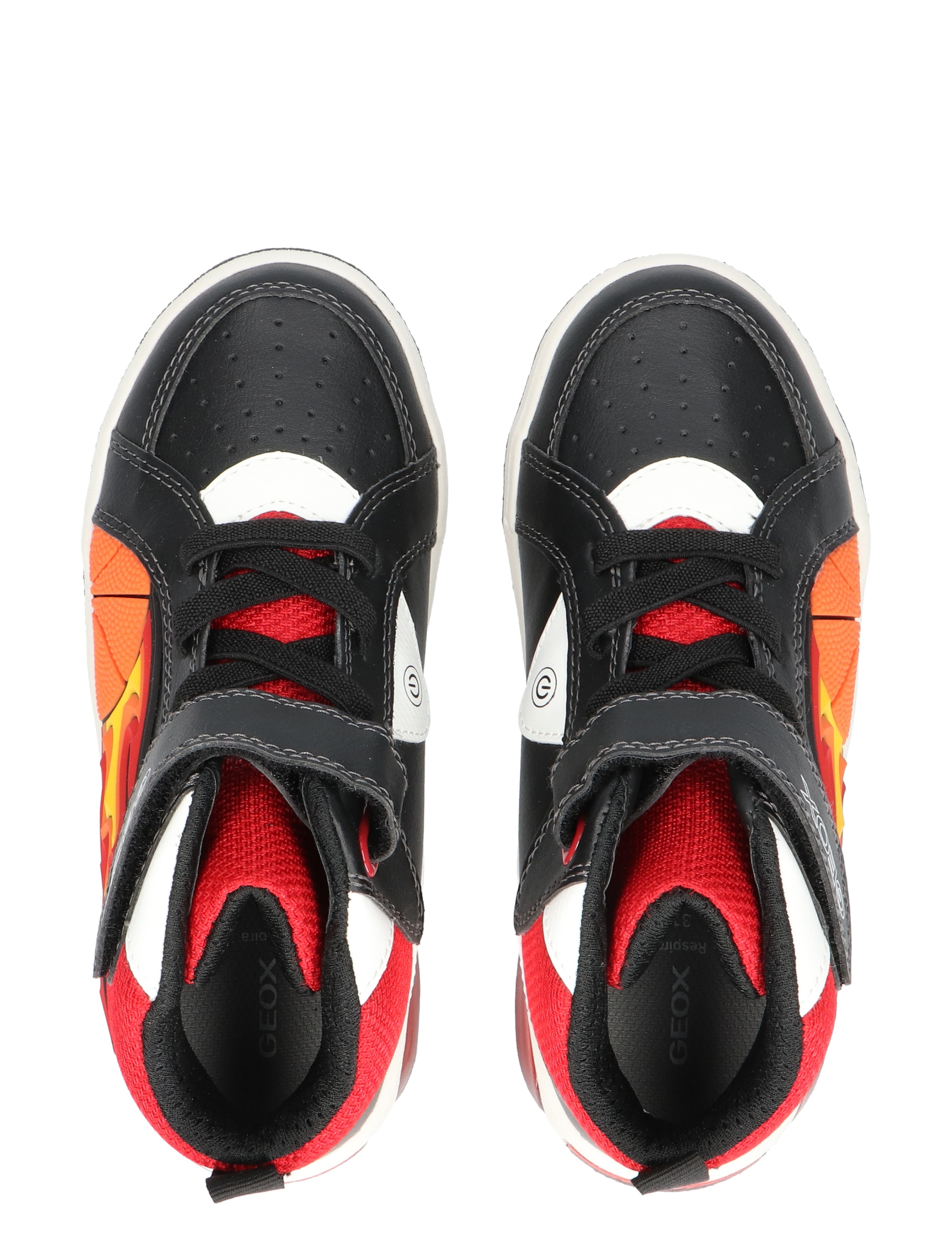 Geox - Inek Boy Baseball Black Red - Jongens - Boots - Veter Boots - 48252_14_7