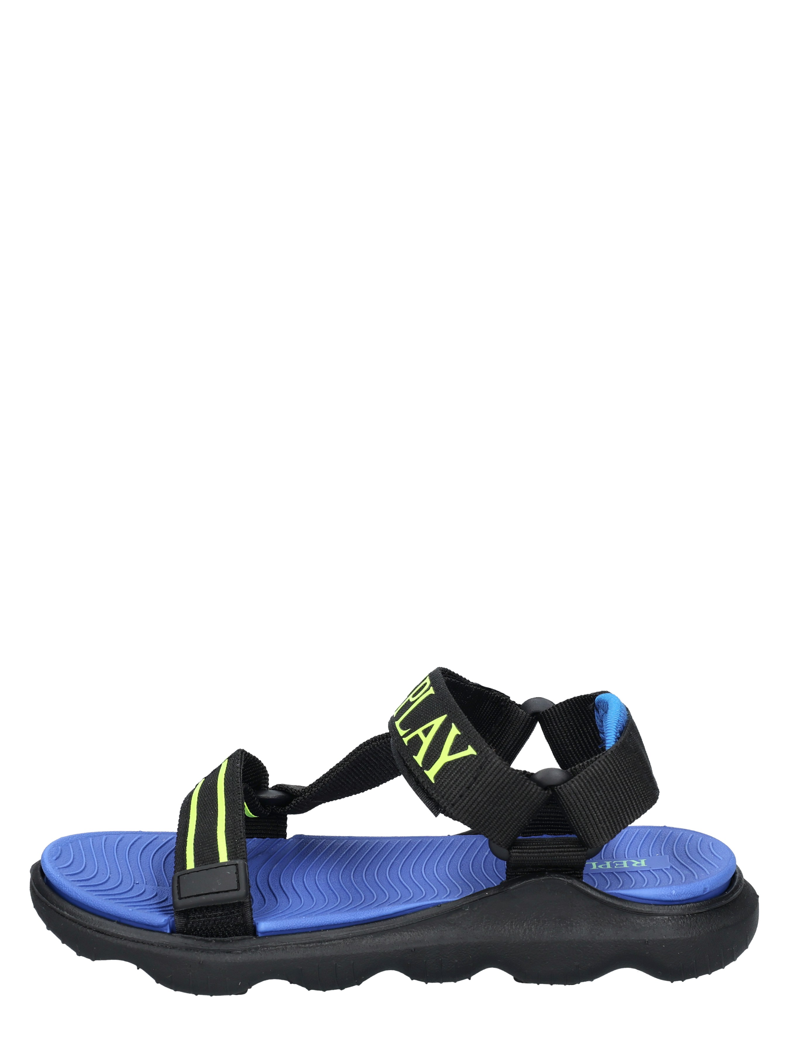 Replay - JT540003T 3523 Black Acid Green Royal - Sandalen - Jongens - 49845_11_2