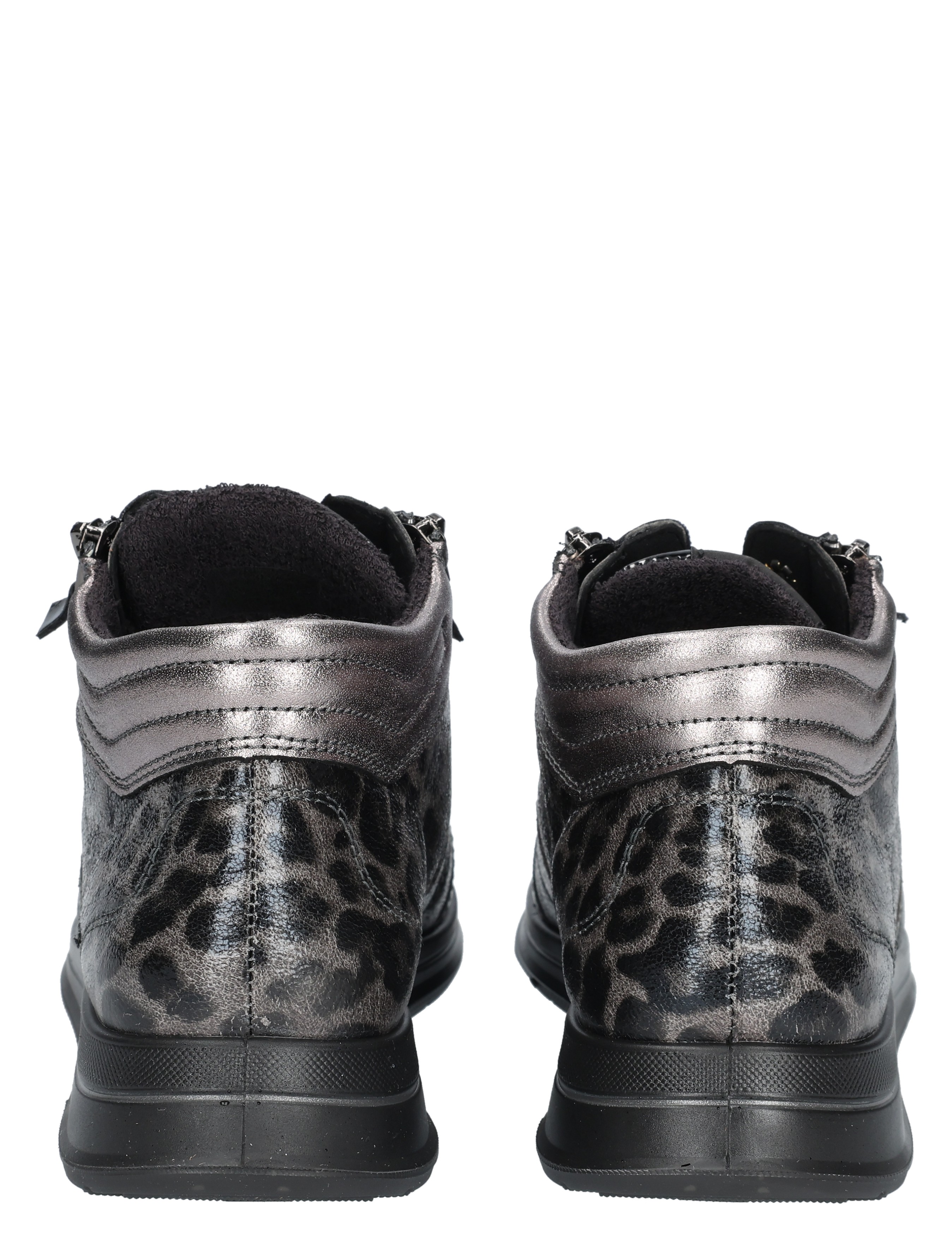 Ara - 12-24808-86 Black Steel Graphite H-Wijdte - Dames - Veterschoenen - Casual Veterschoenen - 48830_99_6