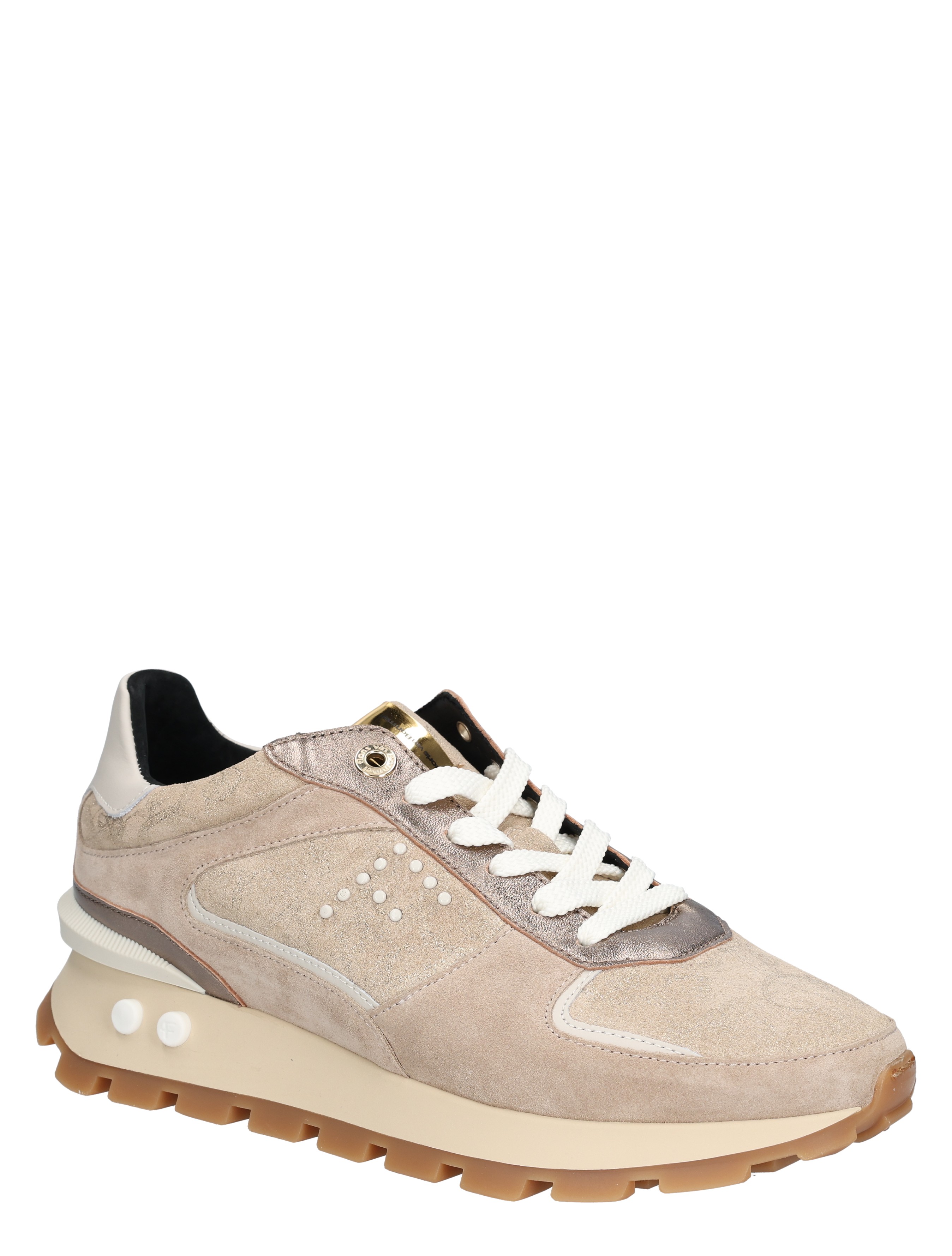 Floris van Bommel - Blokki SFW-10084 34-01 Taupe G-Wijdte - Sneakers - Dames - Lage Sneakers - 49290_77_3