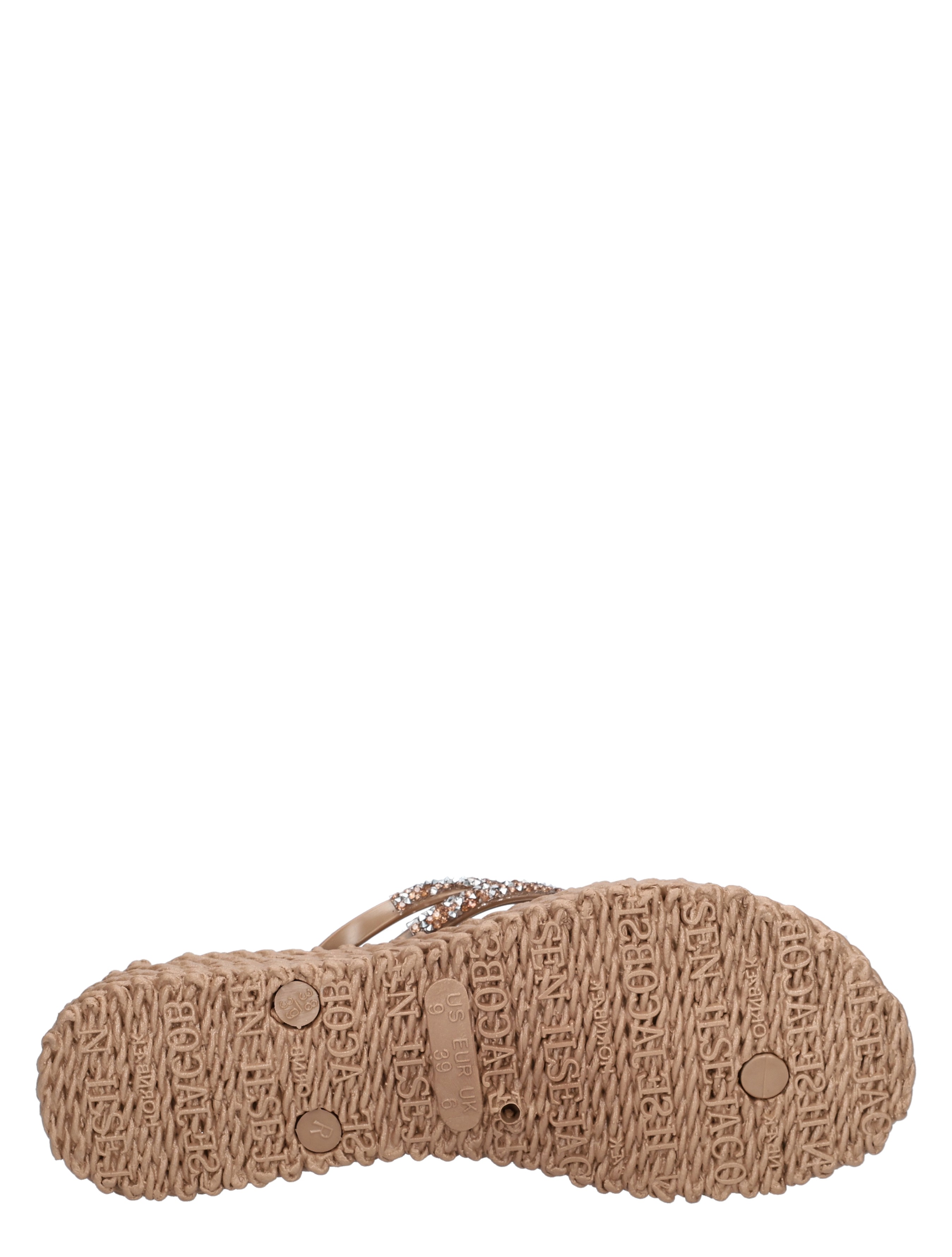 sandal, zand, touw, platform, slipper