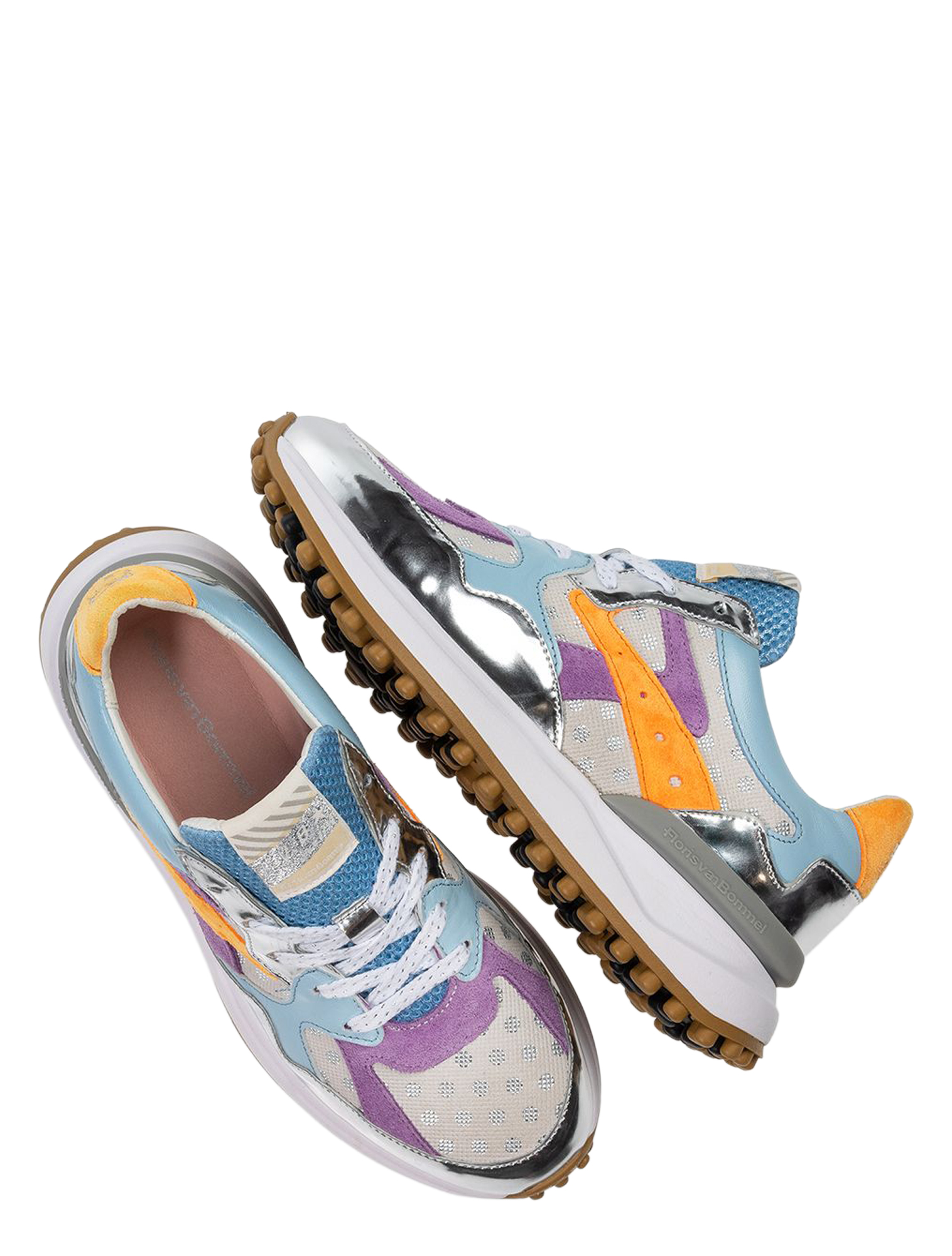 Floris van Bommel - Noppi 10153 46.07 Silver - Dames - Sneakers - Lage Sneakers - 51511_54_3