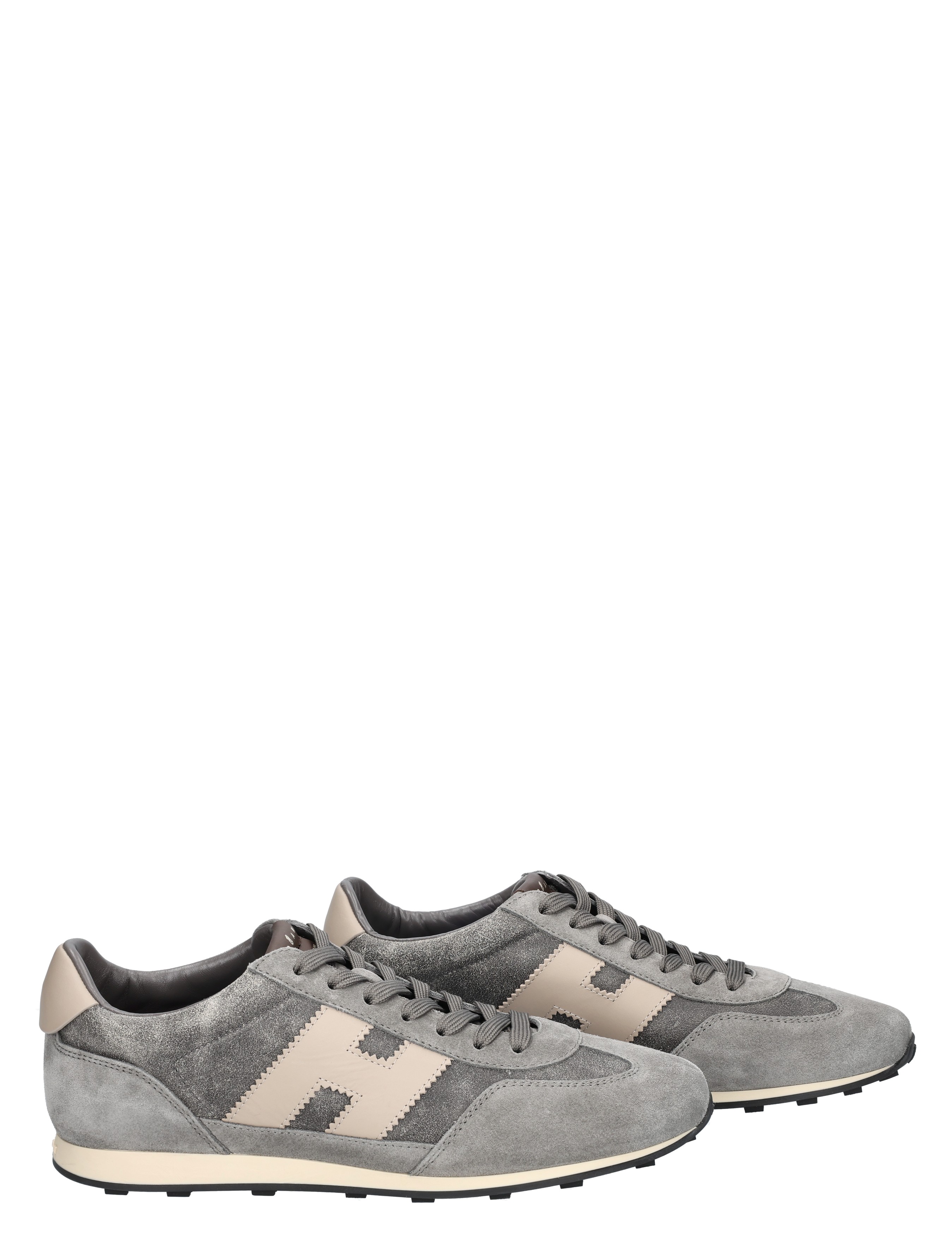 sneakers, grijs, suede, decente, trainer