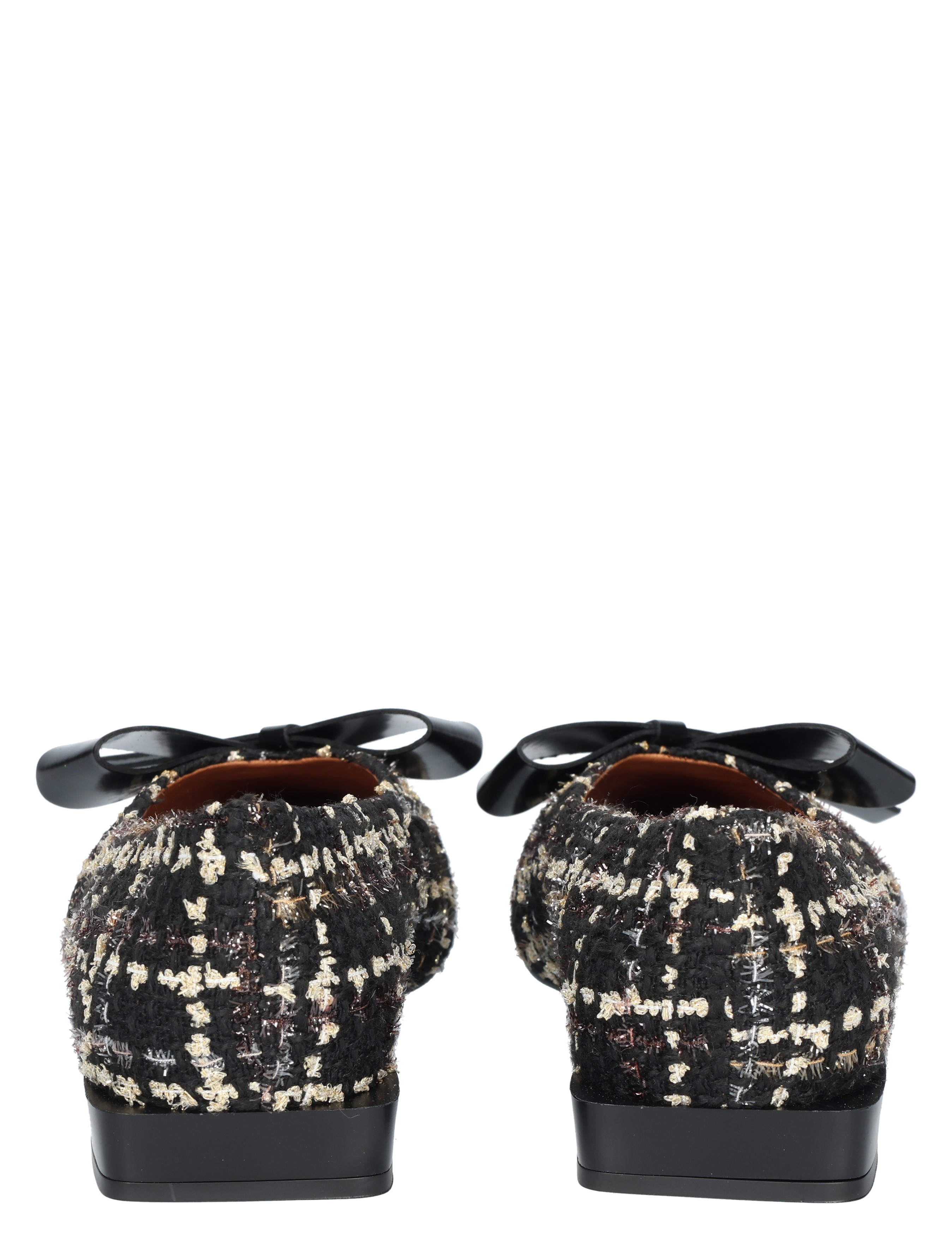 Angel Alarcon - 25513-530B Tweed Black White - Dames - Ballerinas - 49102_18_6