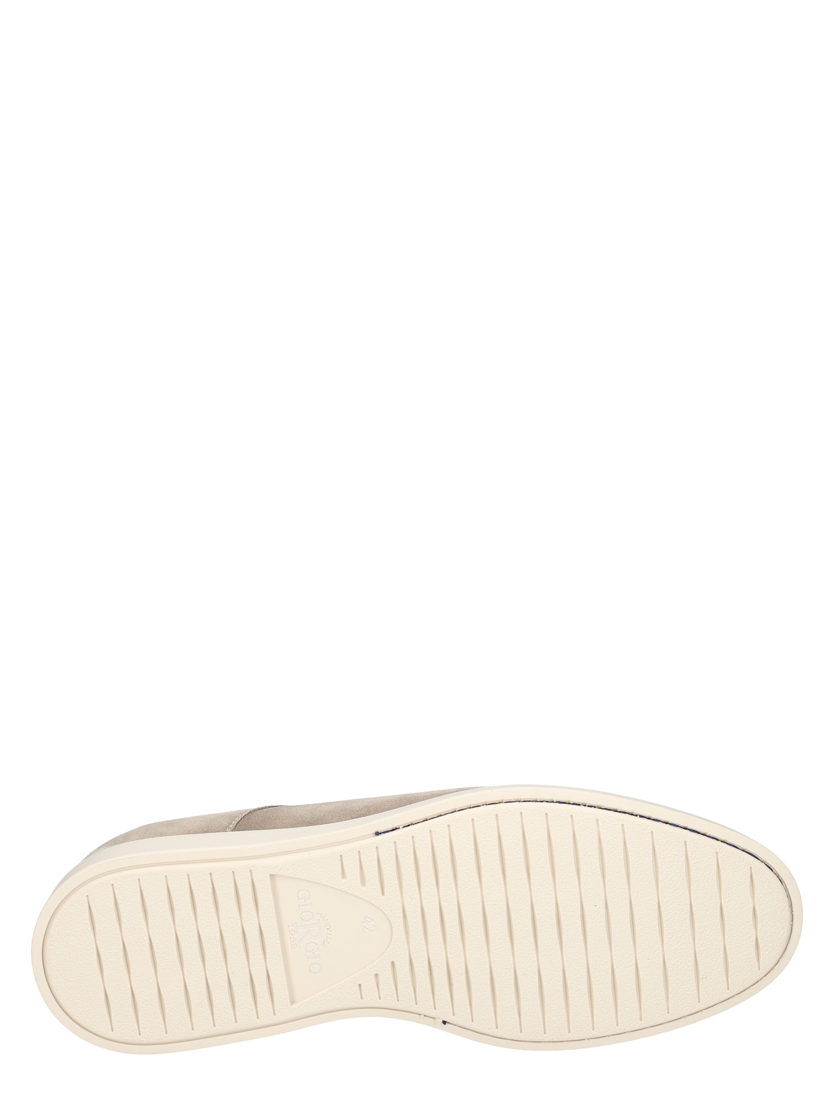 sneaker, sole, outside view, beige, suede