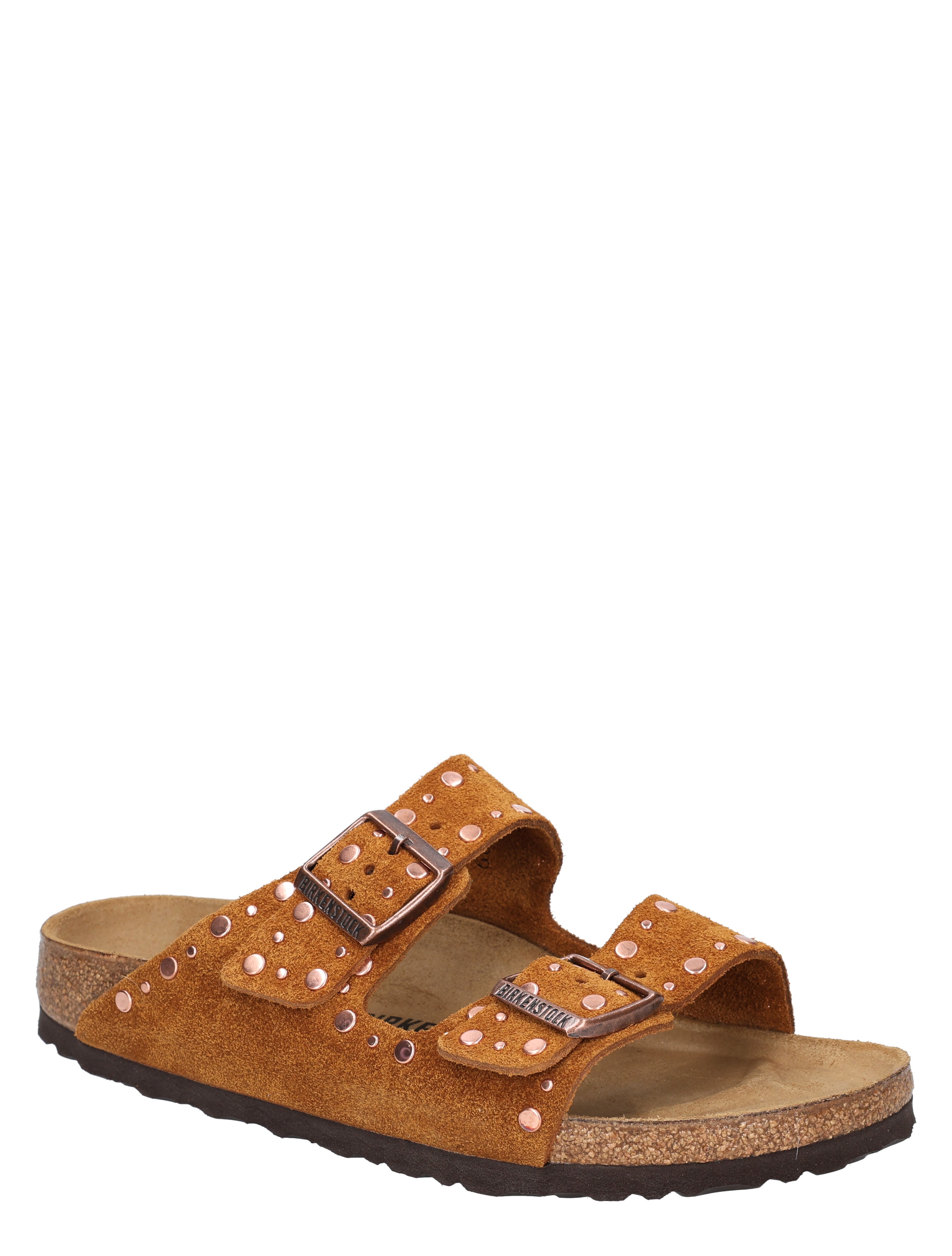Birkenstock - Arizona Women Rivet 1031731 Suede Mink - Dames - Muiltjes - 49863_22_4