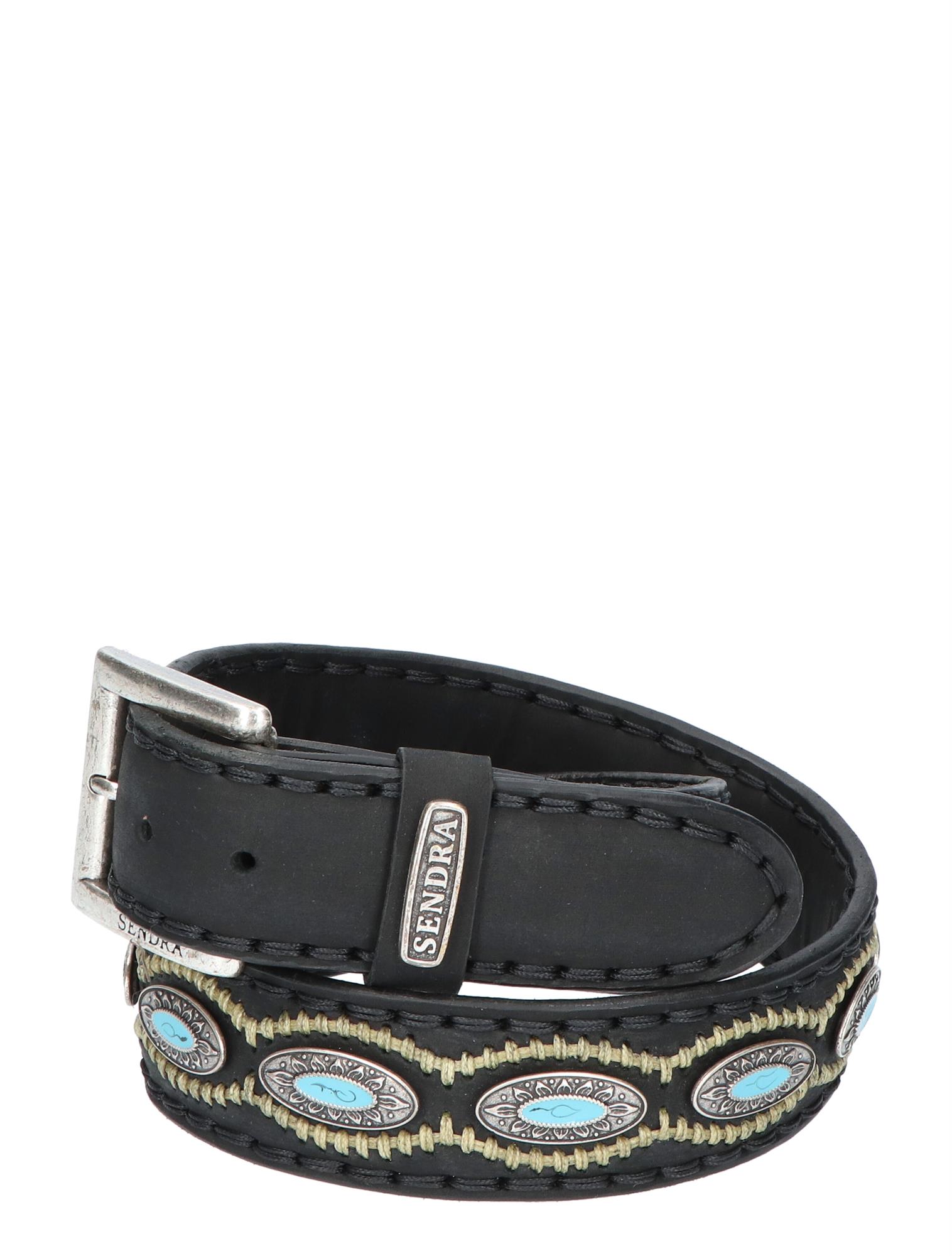 Sendra - 7612 Riem Flota Black - Dames - Heren - Riemen - Riemen - 18111_11_3