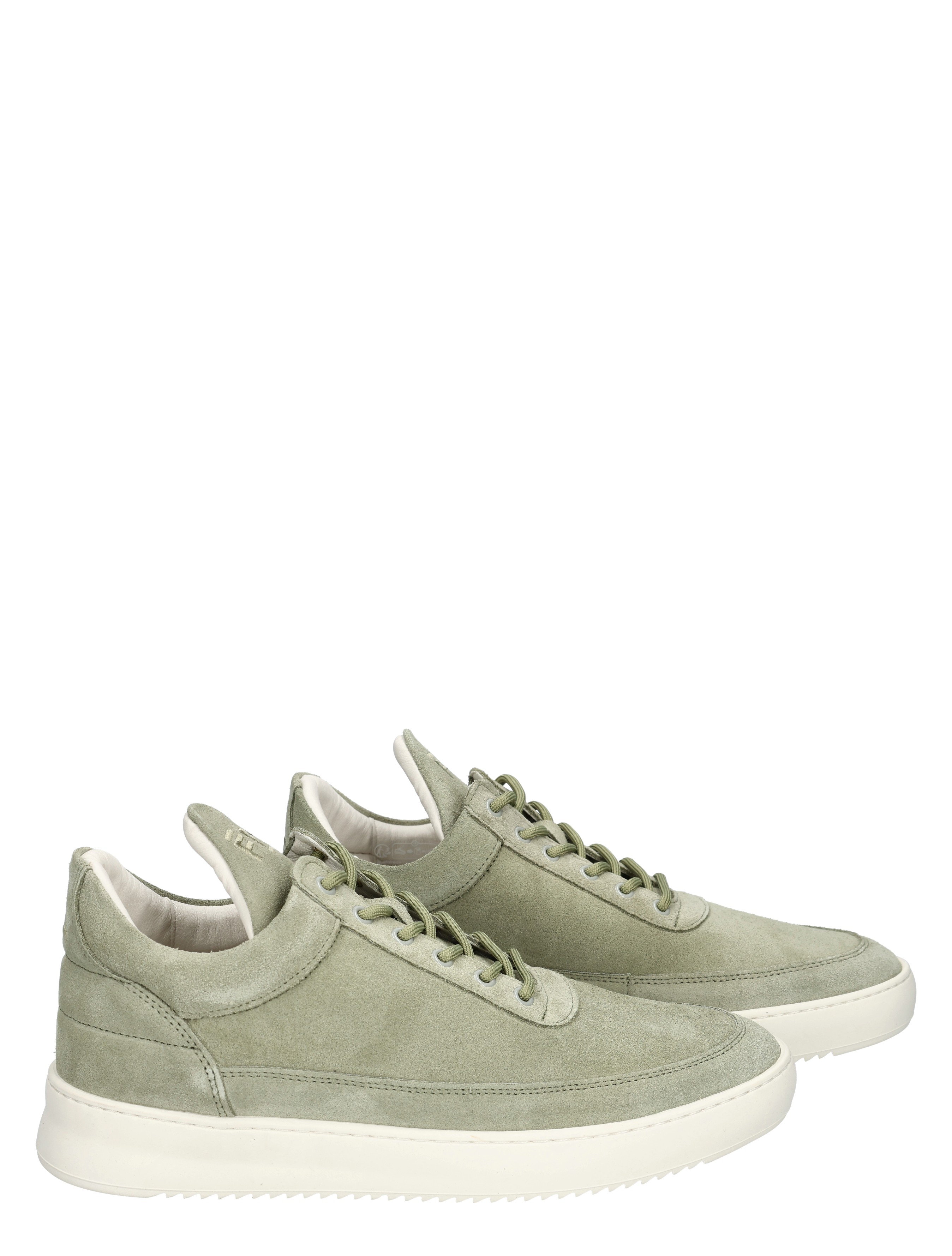 Filling Pieces - Low Top Organic Tea Green - Heren - Lage Sneakers - Sneakers - 49882_66_6