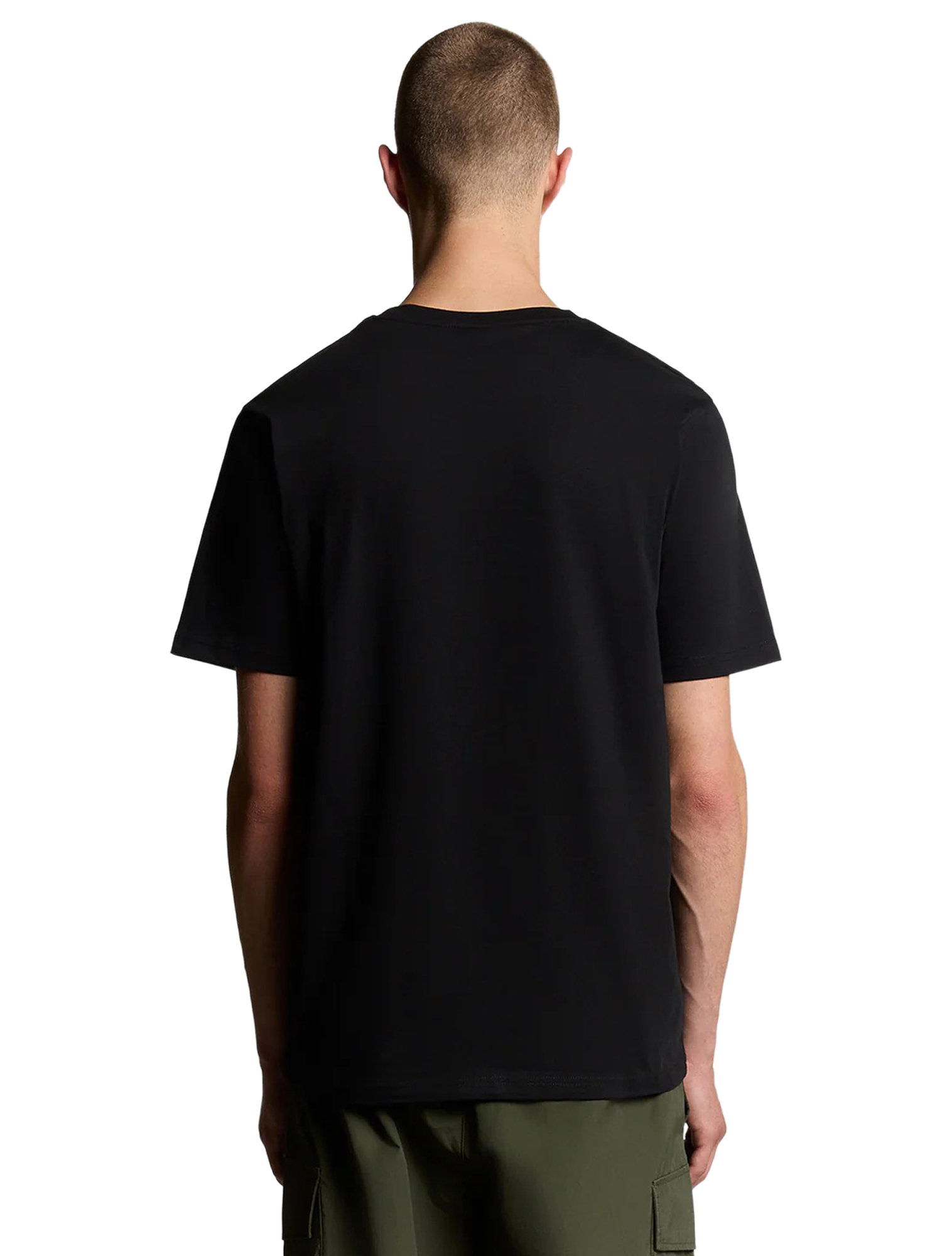 Lyle and Scott - Plain T-Shirt Jet Black - Heren - T-Shirts & Polos - 49958_11_3