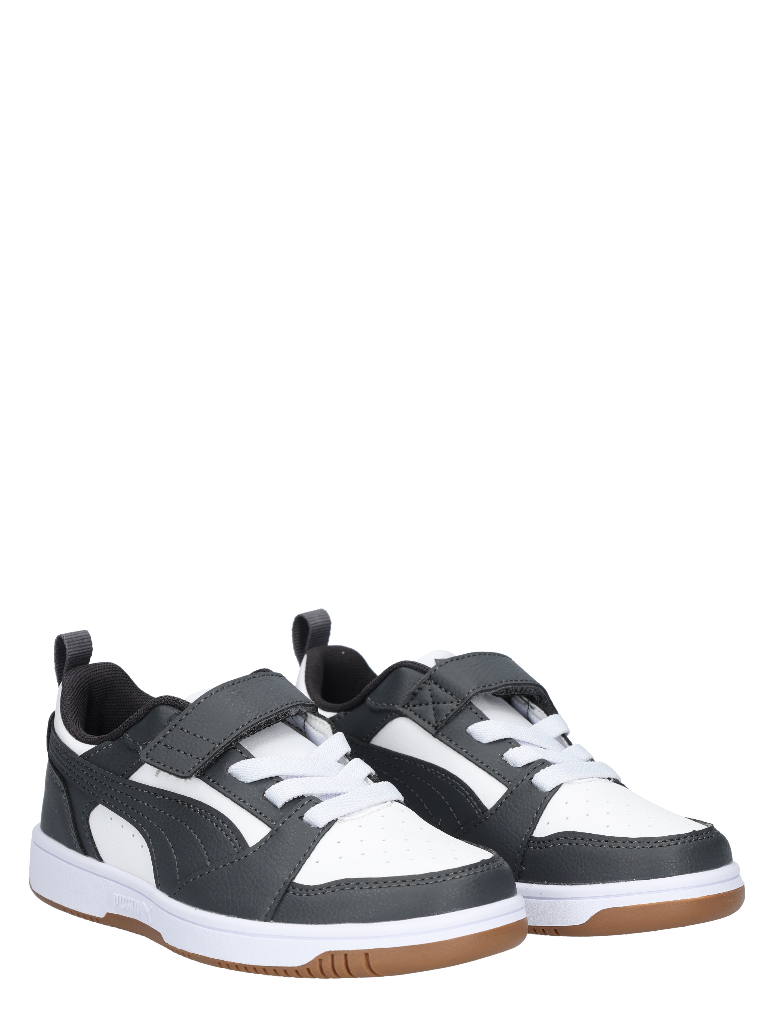 Puma - Rebound V6 Low Basket Velcro 27 White Dusky - Meisjes - Jongens - Sneakers - Lage Sneakers - Lage Sneakers - Sneakers - 48079_89_5