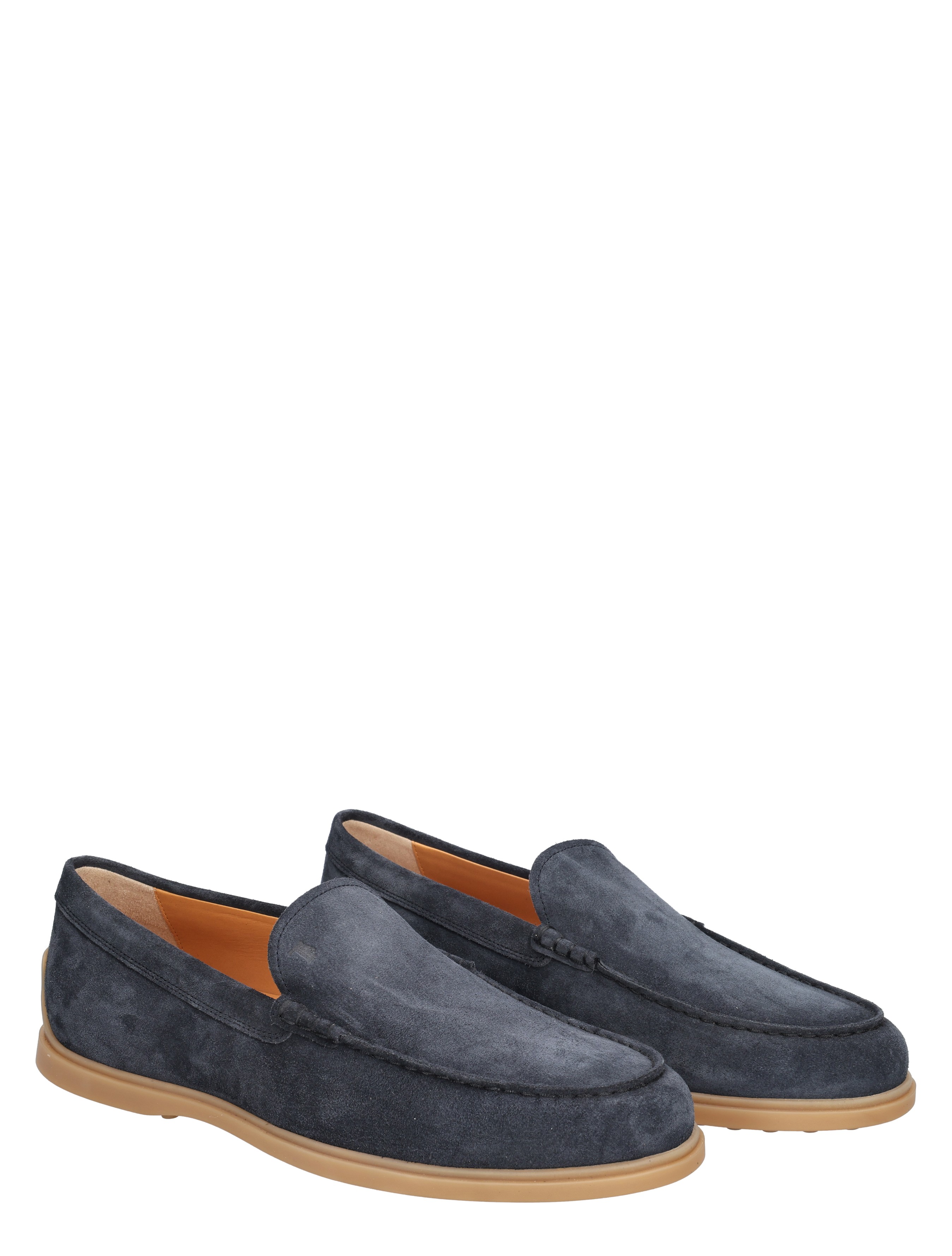 Tods - Slipper Loafer in Suede U805 Blue - Heren - Loafers - 49666_33_5