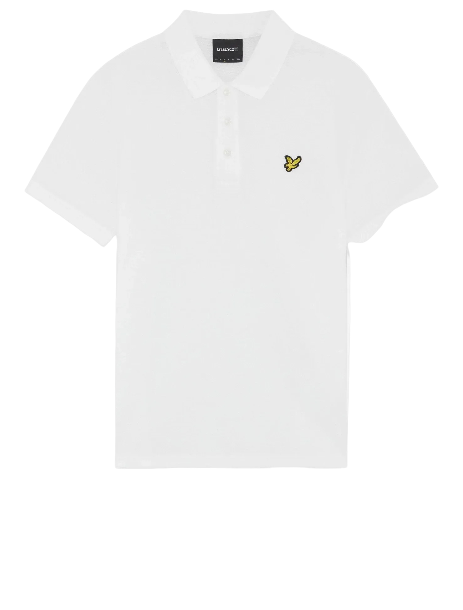 Lyle and Scott - Popcorn Jacquard Polo Shirt White - Heren - T-Shirts & Polos - 49960_88_1
