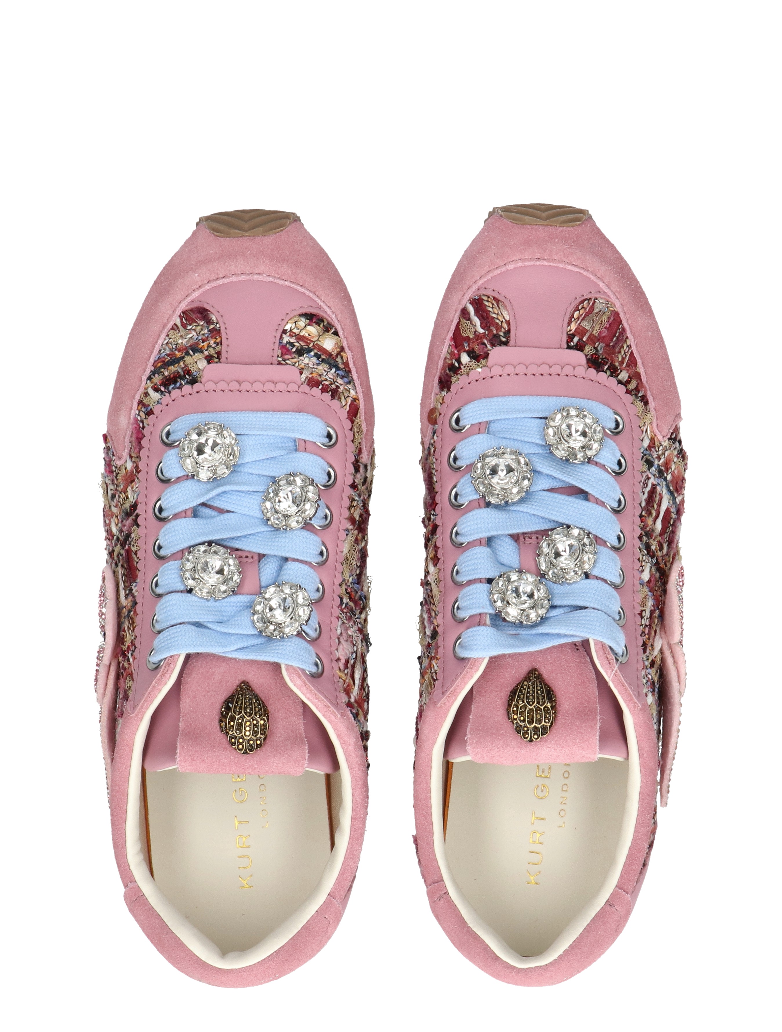 Kurt Geiger - Islington Sneaker 57 Pink Combi - Dames - Sneakers - Lage Sneakers - 49592_48_7