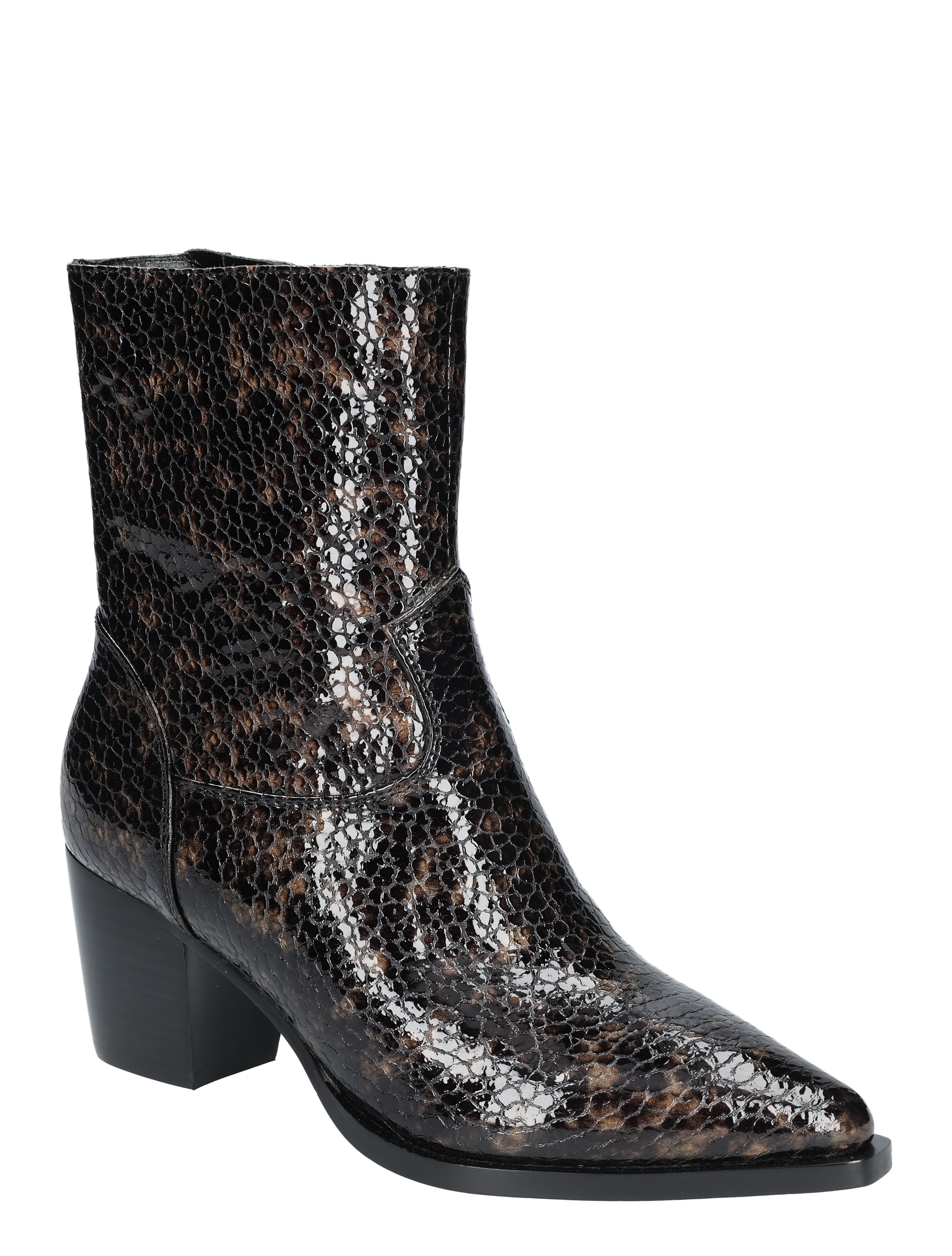 Di Lauro - Carla Brown Patent - Dames - Boots - Enkellaarsjes - 49516_20_3