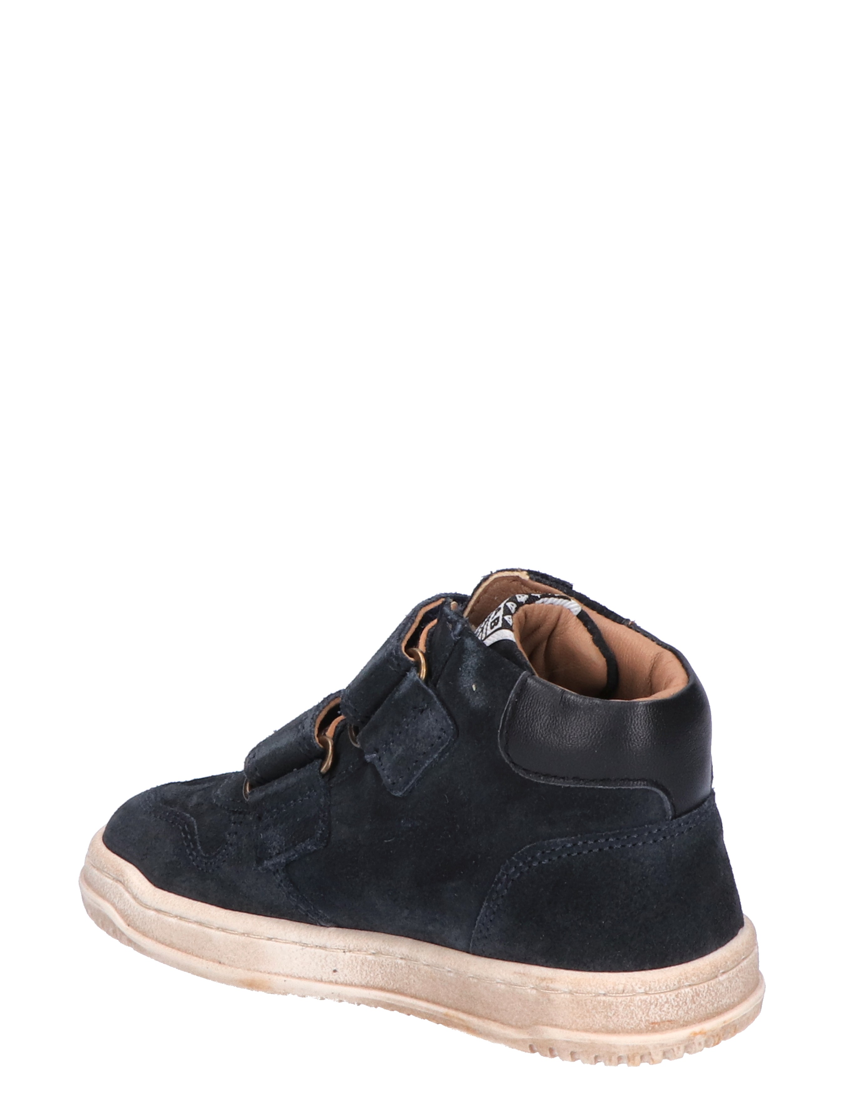 Develab - 45149 636 Navy Waxed - Jongens - Sneakers - Hoge Sneakers - Klittenbandschoenen - 45697_33_4