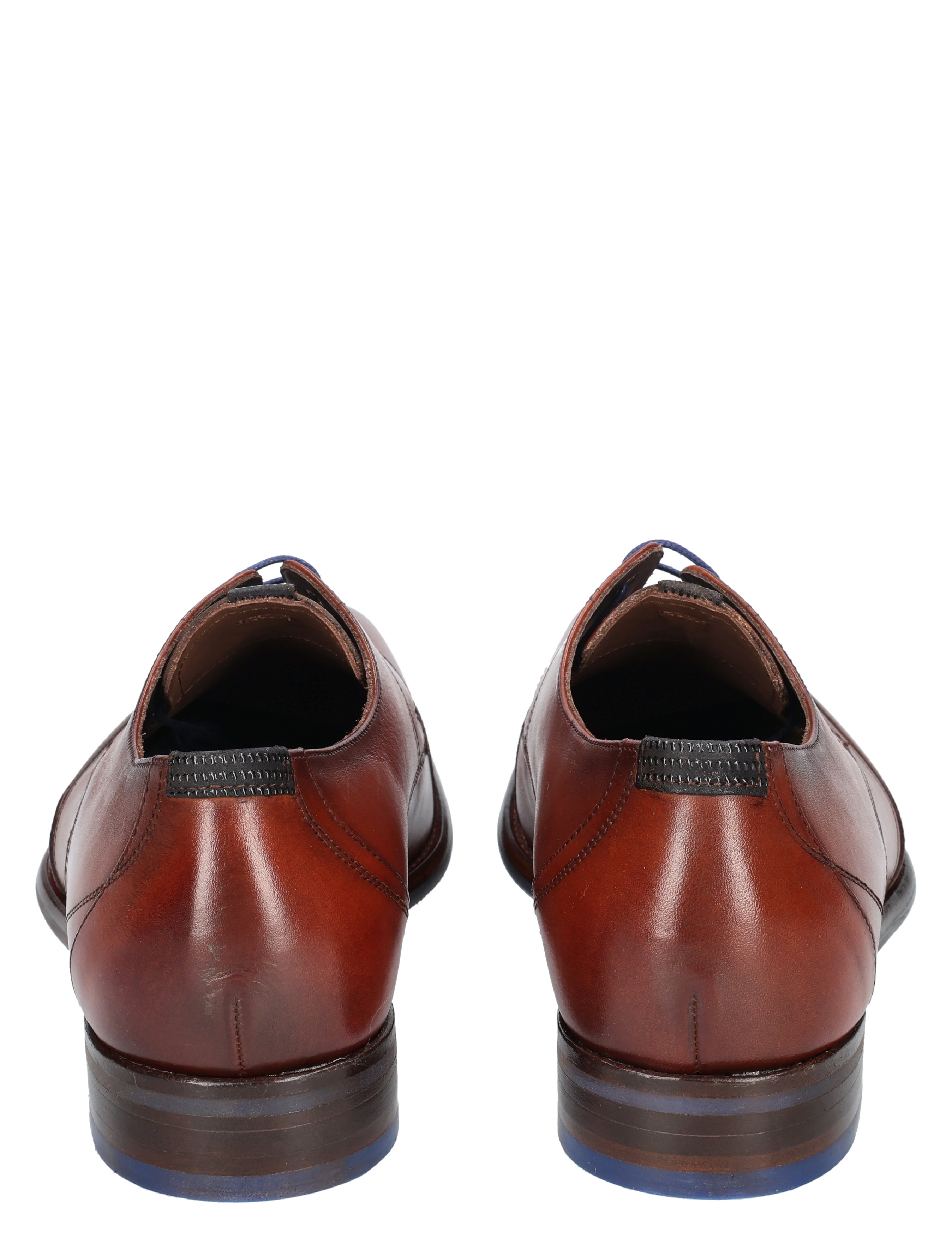 Floris van Bommel - De Stijler SFM-30173 07.00 Dark Cognac H-Wijdte - Heren - Veterschoenen - Nette Veterschoenen - 33807_22_6