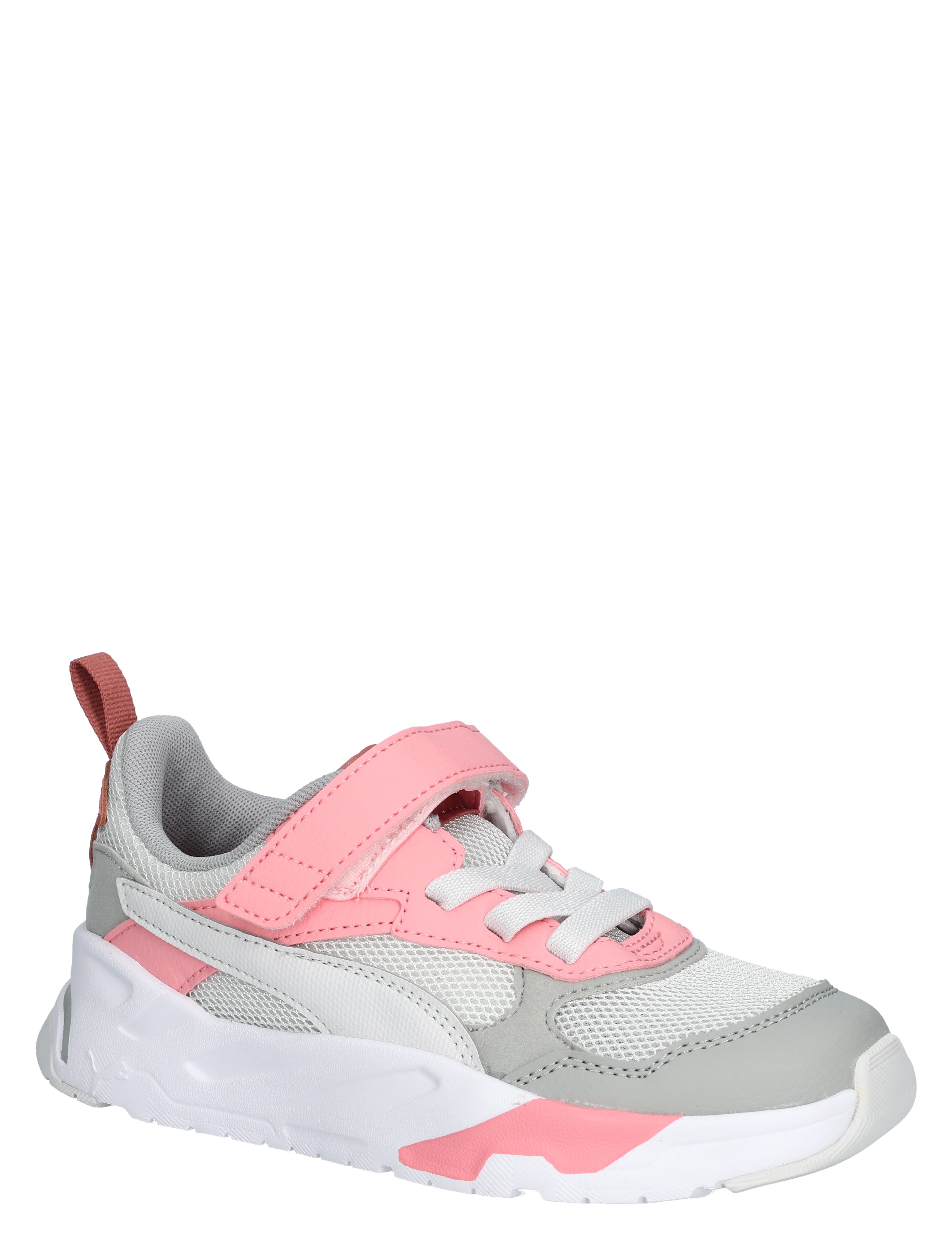 Puma - Trinity Velcro 27 Grey Pinkscape - Meisjes - Lage Sneakers - Sneakers - 48088_94_3