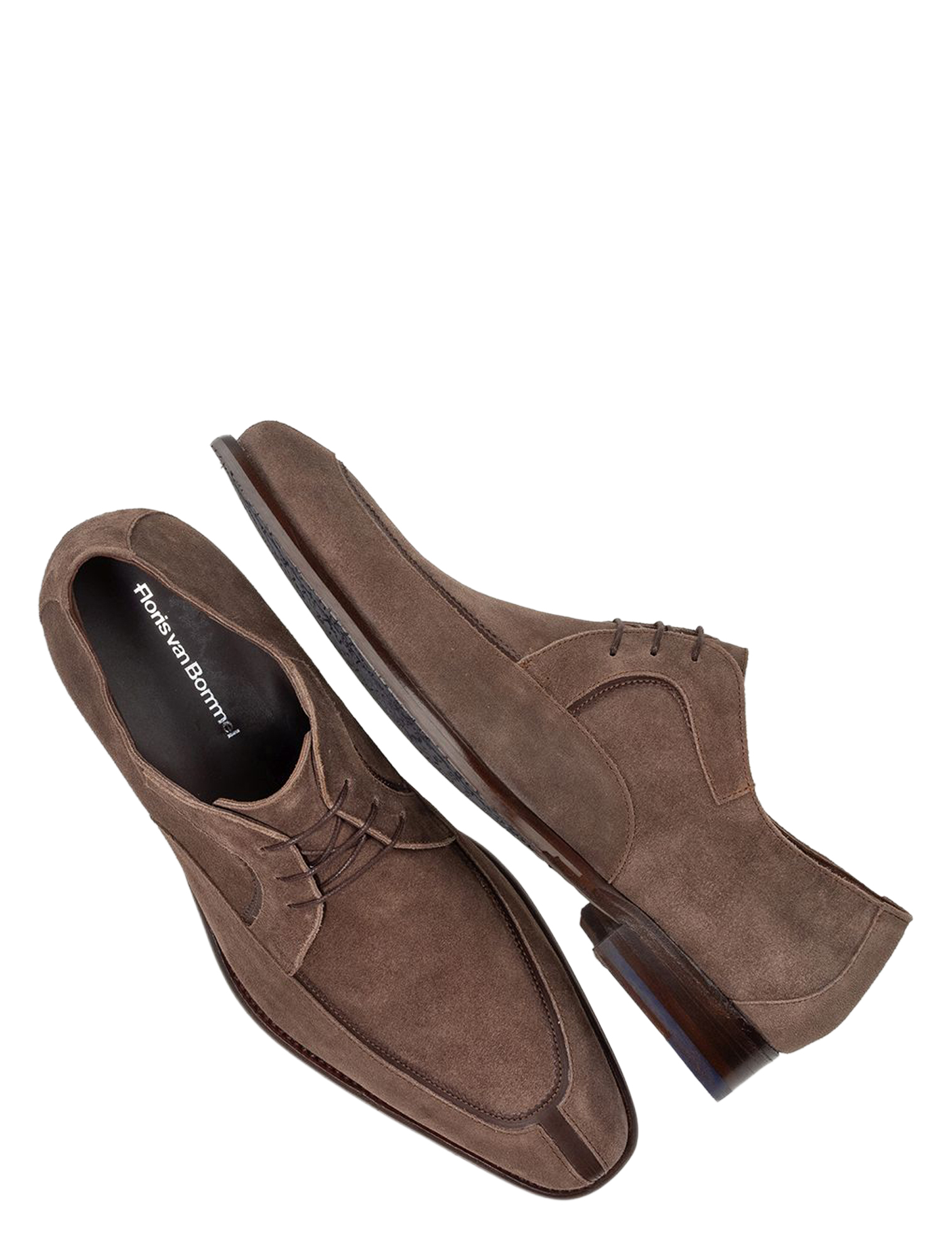 suede, bruin, herenschoenen, oksfoorder, veterschoen