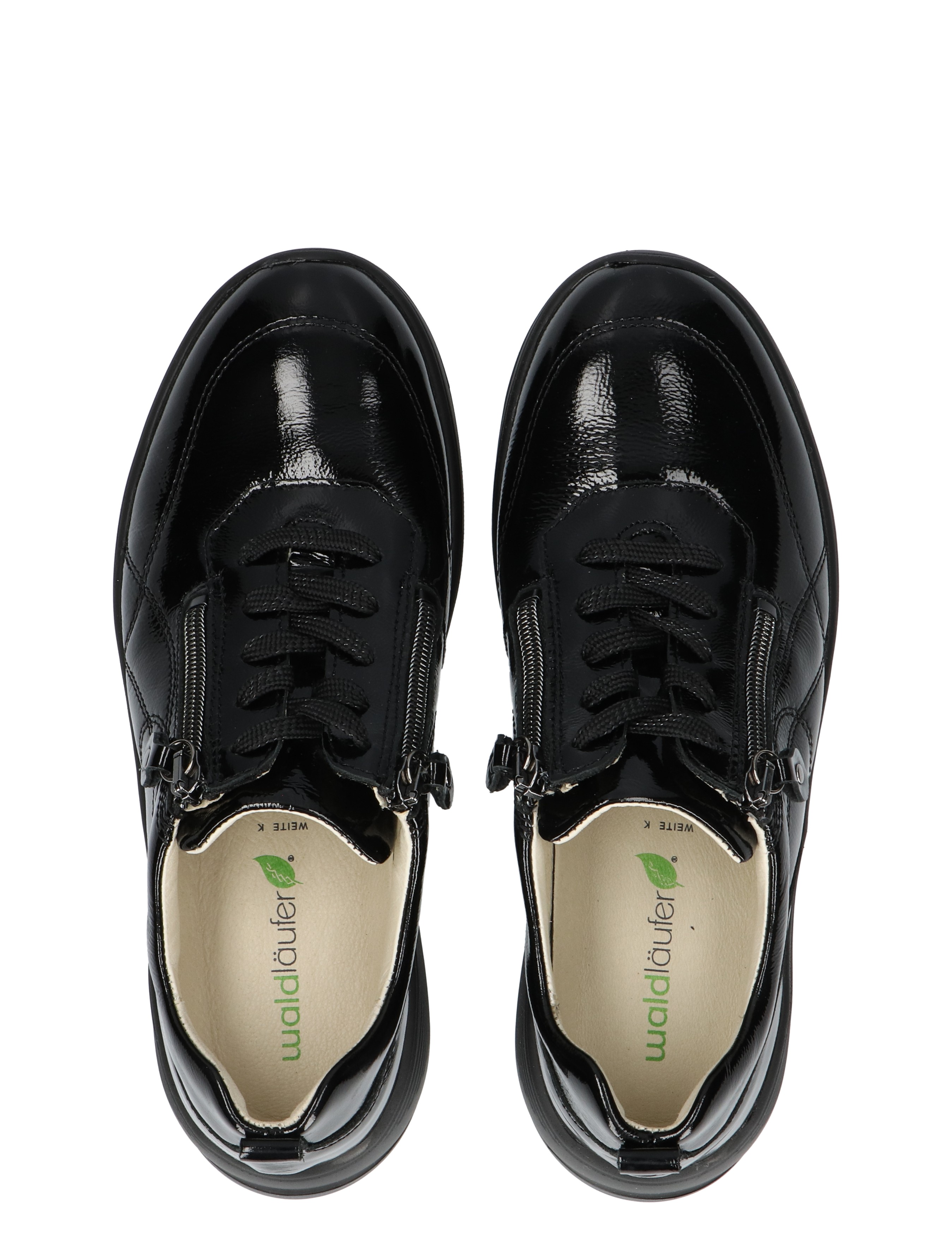 Waldlaufer - 698001 Black K-Wijdte - Dames - Veterschoenen - Casual Veterschoenen - 48873_10_7