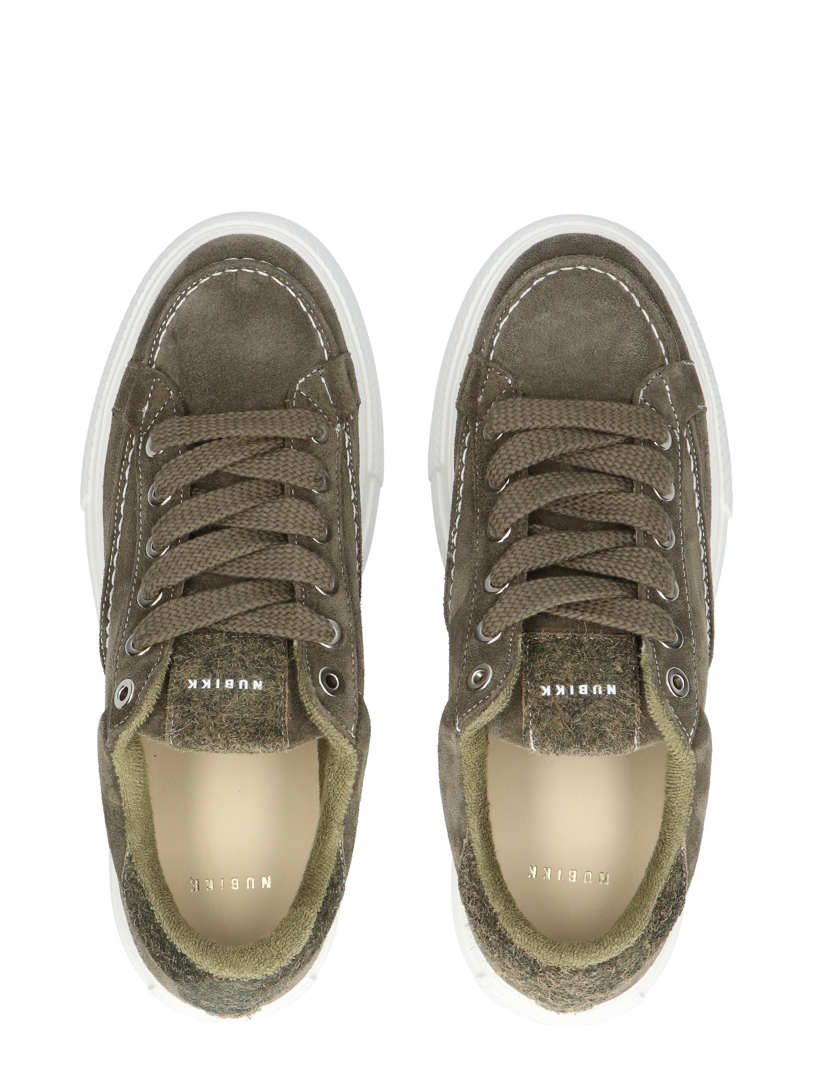 Nubikk - Caldera Tora Men 60X1 Light Green Combi - Heren - Lage Sneakers - Sneakers - 49200_66_7