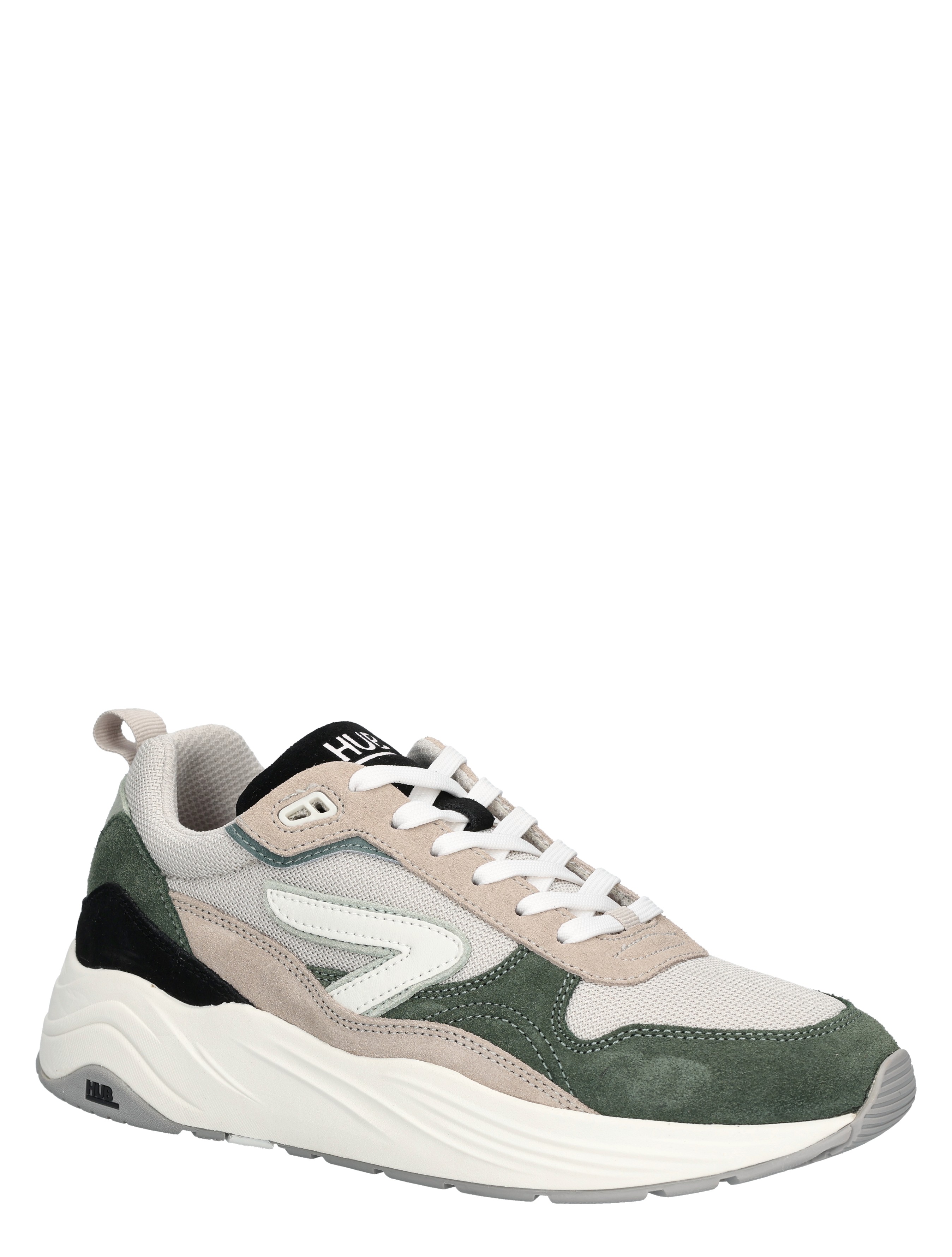 Hub Footwear - Glide Men Light Bone Off White - Heren - Lage Sneakers - Sneakers - 48462_76_3