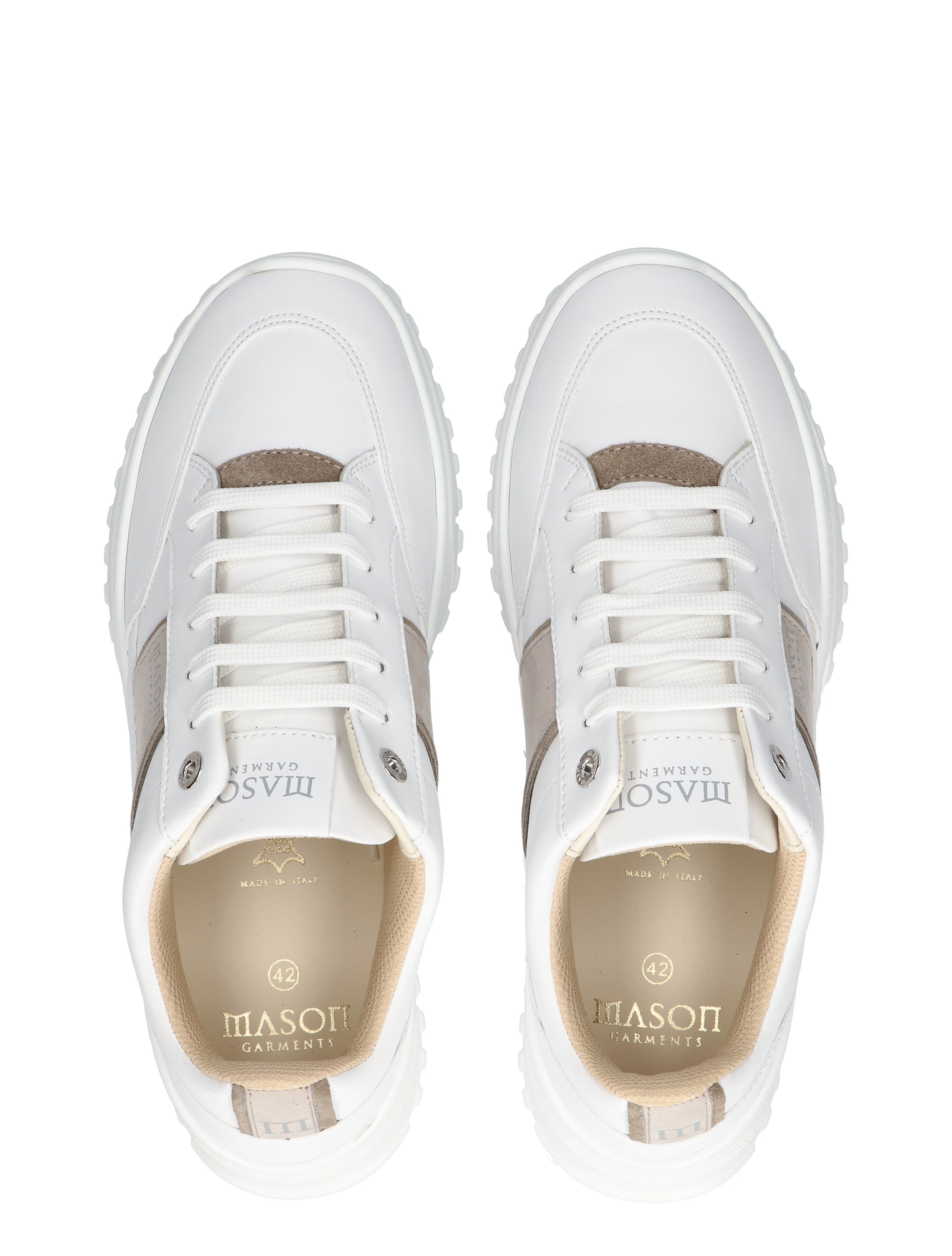 Mason Garments - Tia Runner MG52-10A White - Heren - Lage Sneakers - Sneakers - 48430_88_7