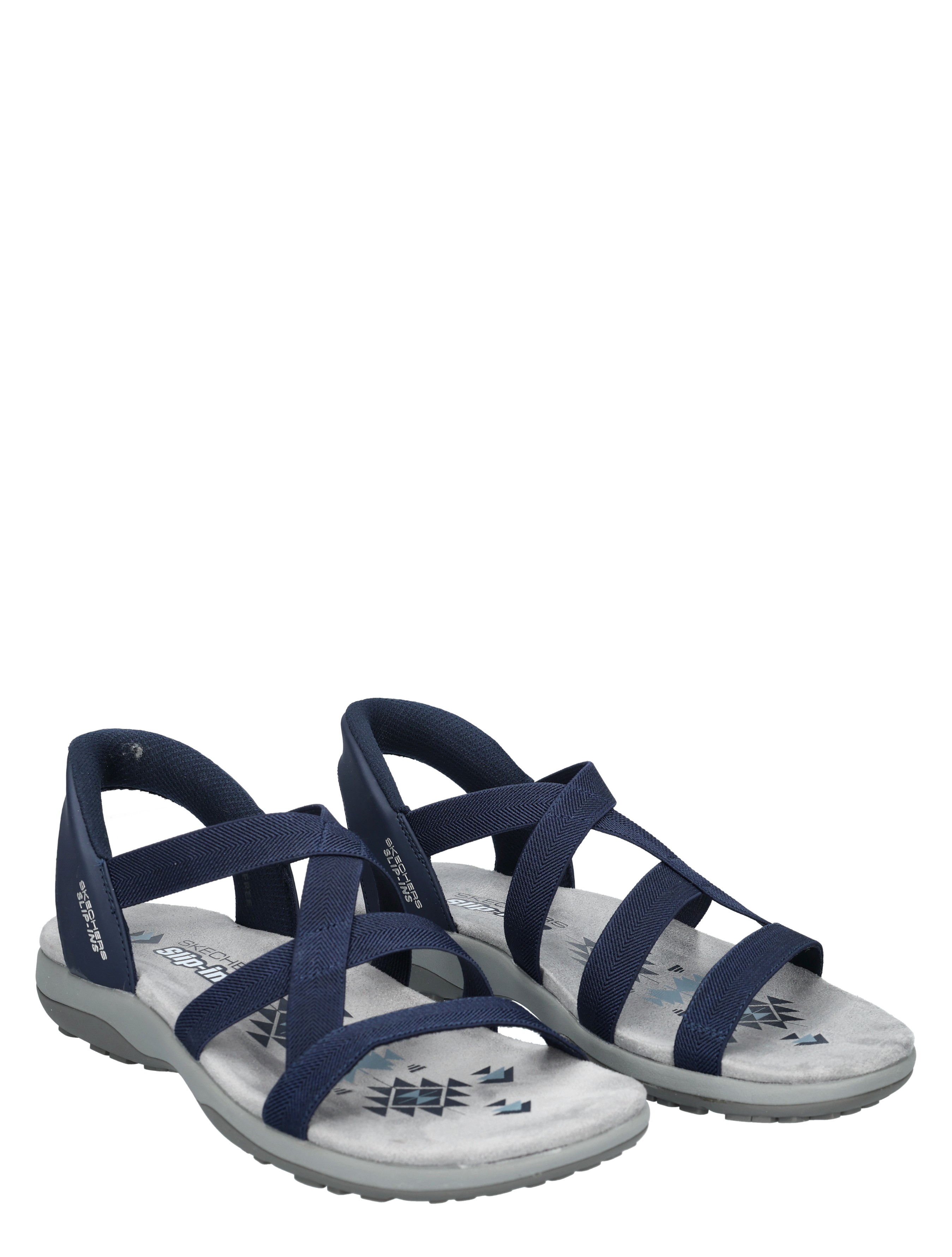 sandalen, dames, open schoenen, kruiselast, polyester straps