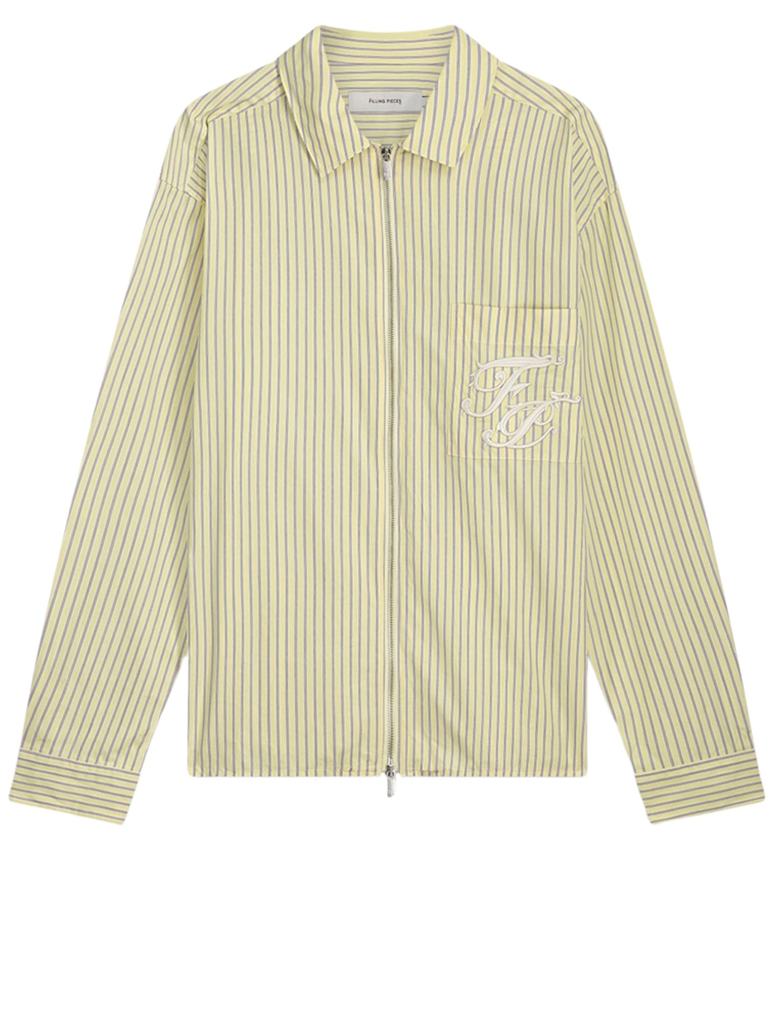 Filling Pieces - Zip Shirt 294 Sauterne - Heren - Shirts - 49891_55_1