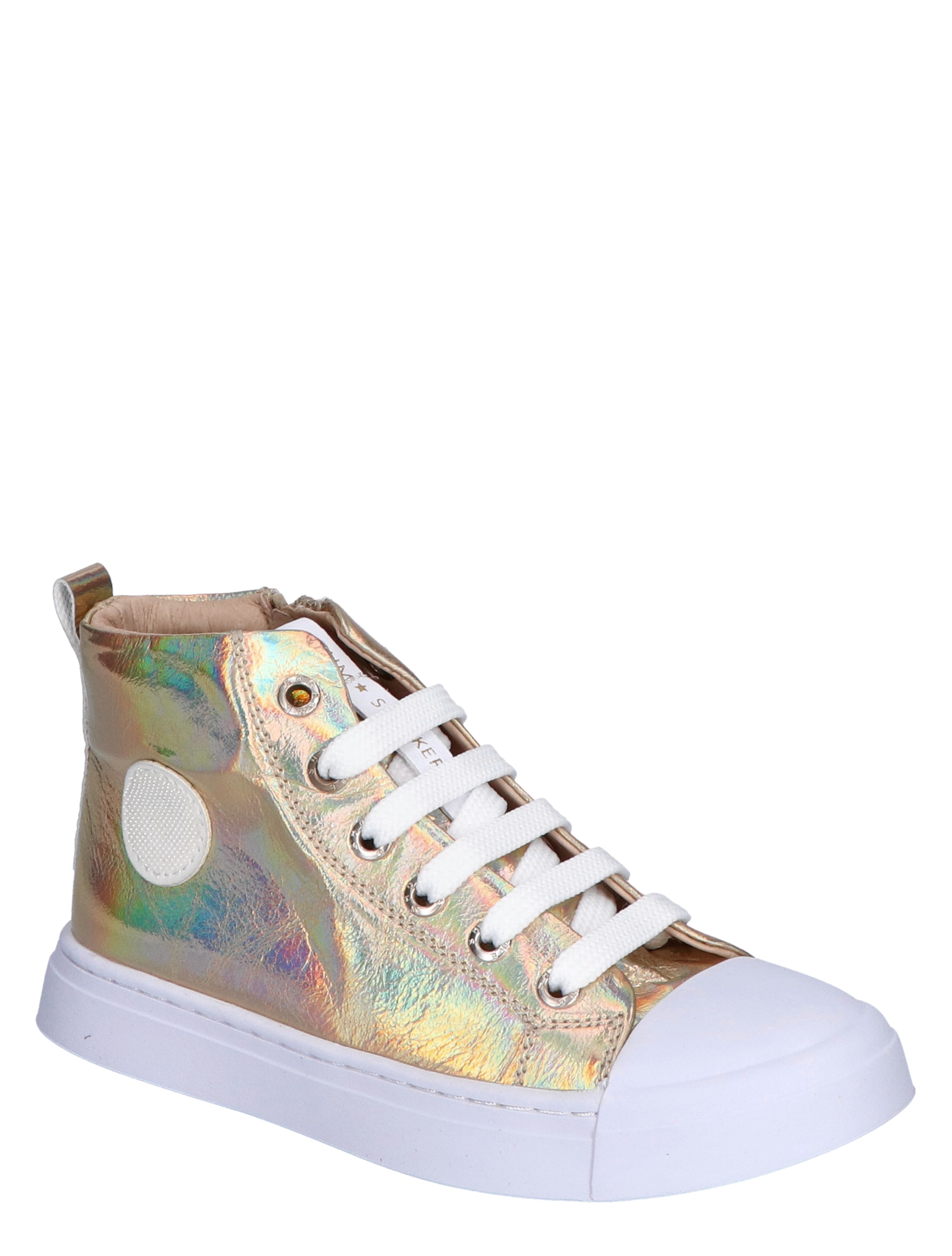 Shoesme - SH24S007 Shiny Gold - Meisjes - Hoge Sneakers - Sneakers - 44397_53_3