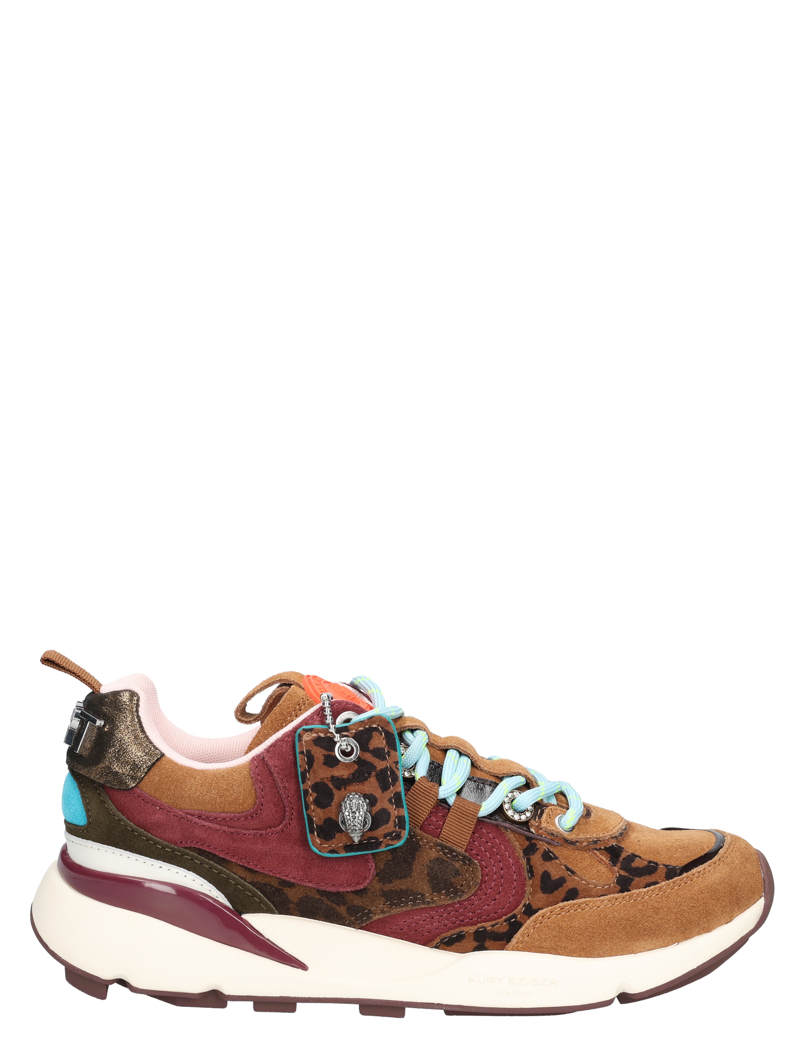 Kurt Geiger - Kurt Runner 5064339619 Brown Other - Dames - Sneakers - Lage Sneakers - 48472_22_1