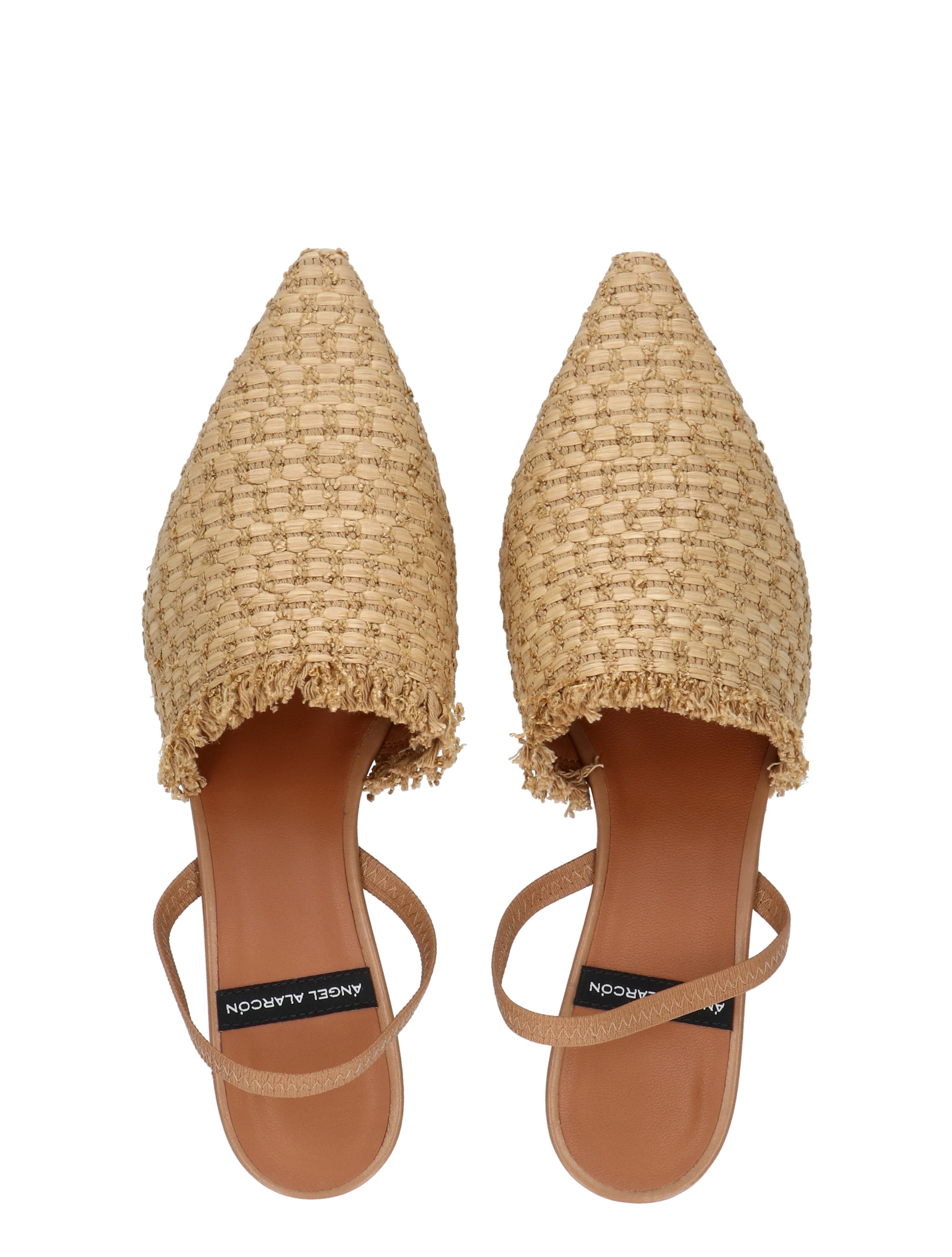 Angel Alarcon - 25009-530B Rafia Beige - Dames - Ballerinas - 47947_77_7