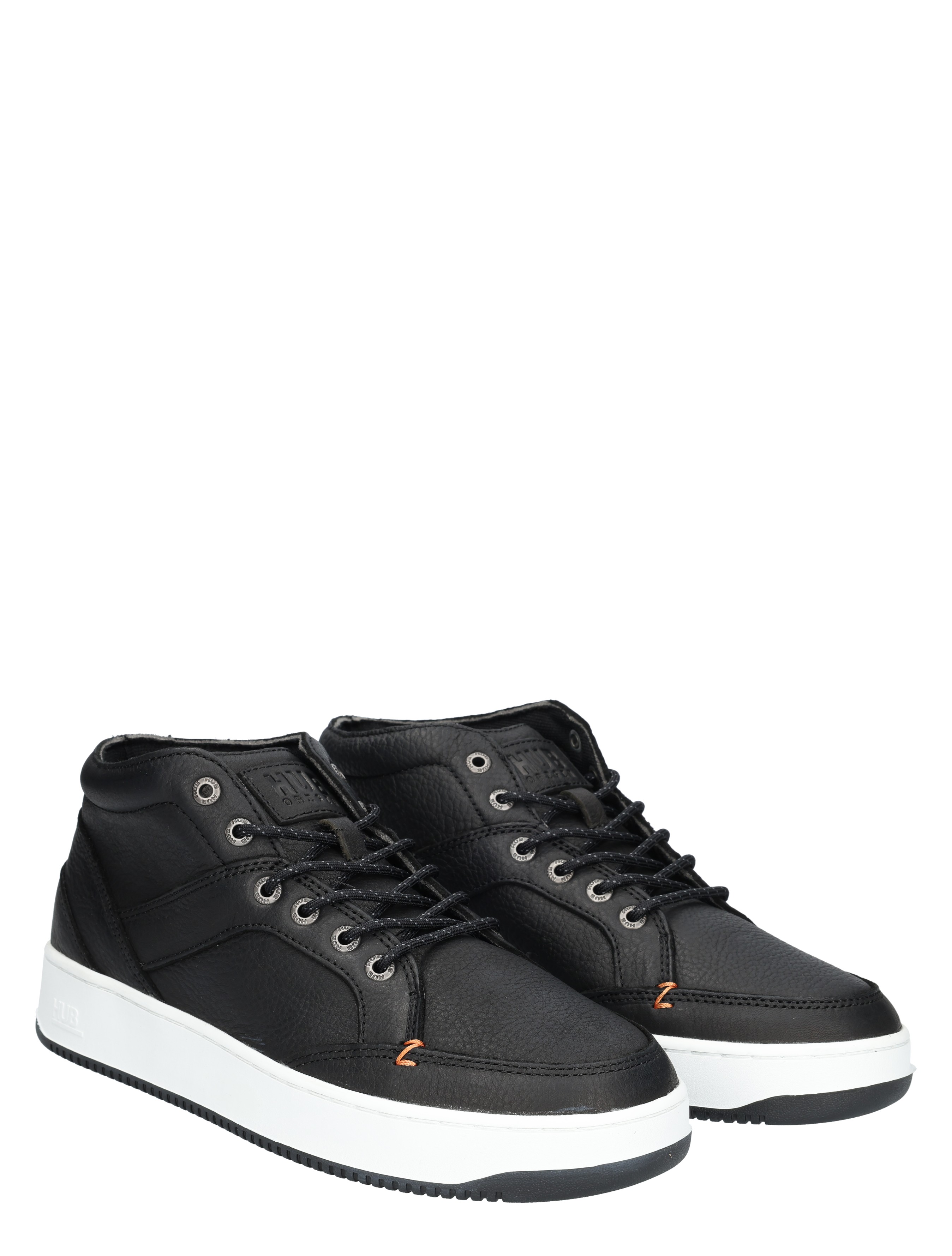 Hub Footwear - Kingston Men Black White Black - Heren - Sneakers - Hoge Sneakers - 48465_11_5