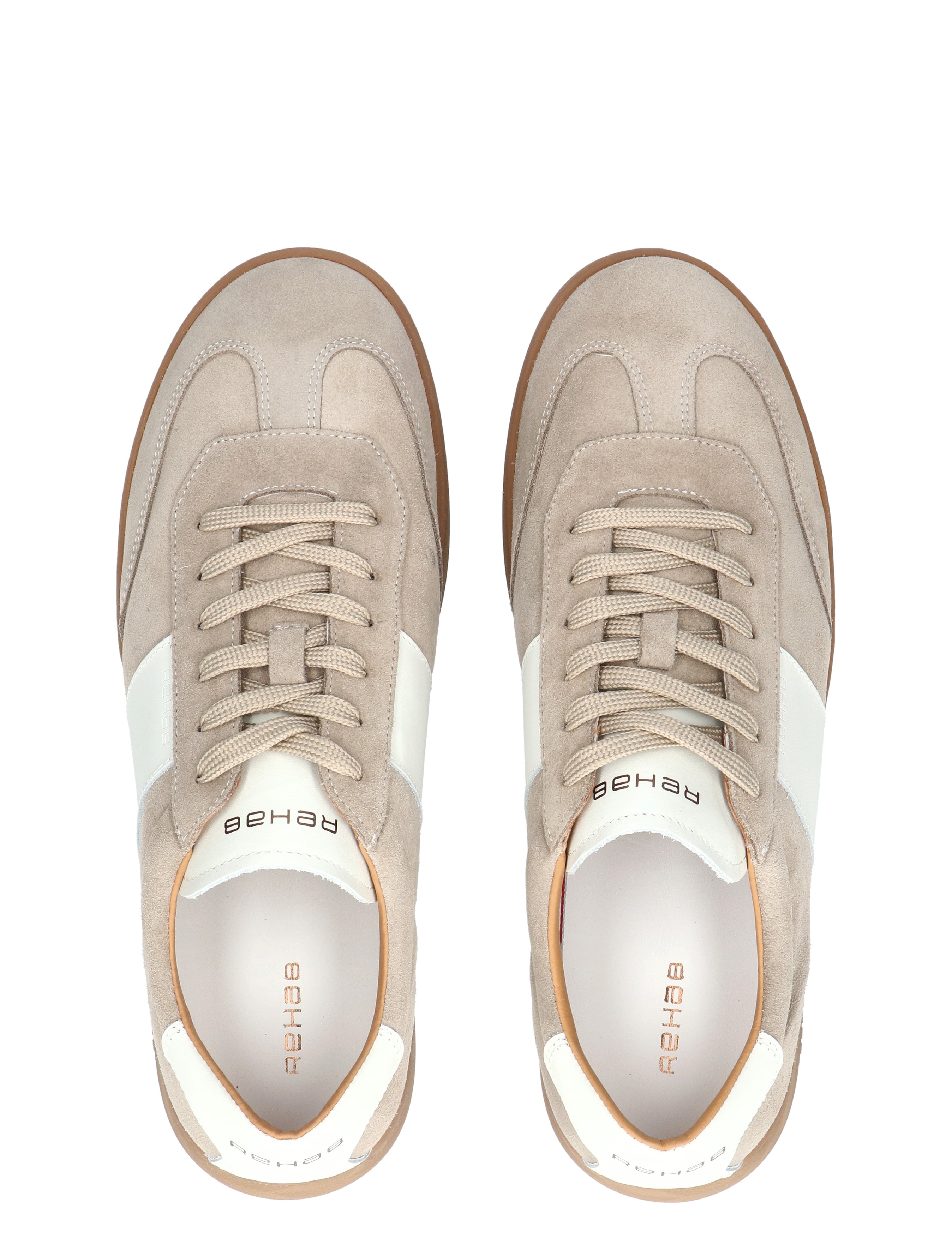 Rehab Footwear - Zack Suede Leathe 2512633103 5300 Khaki - Heren - Veterschoenen - Casual Veterschoenen - 50805_77_8