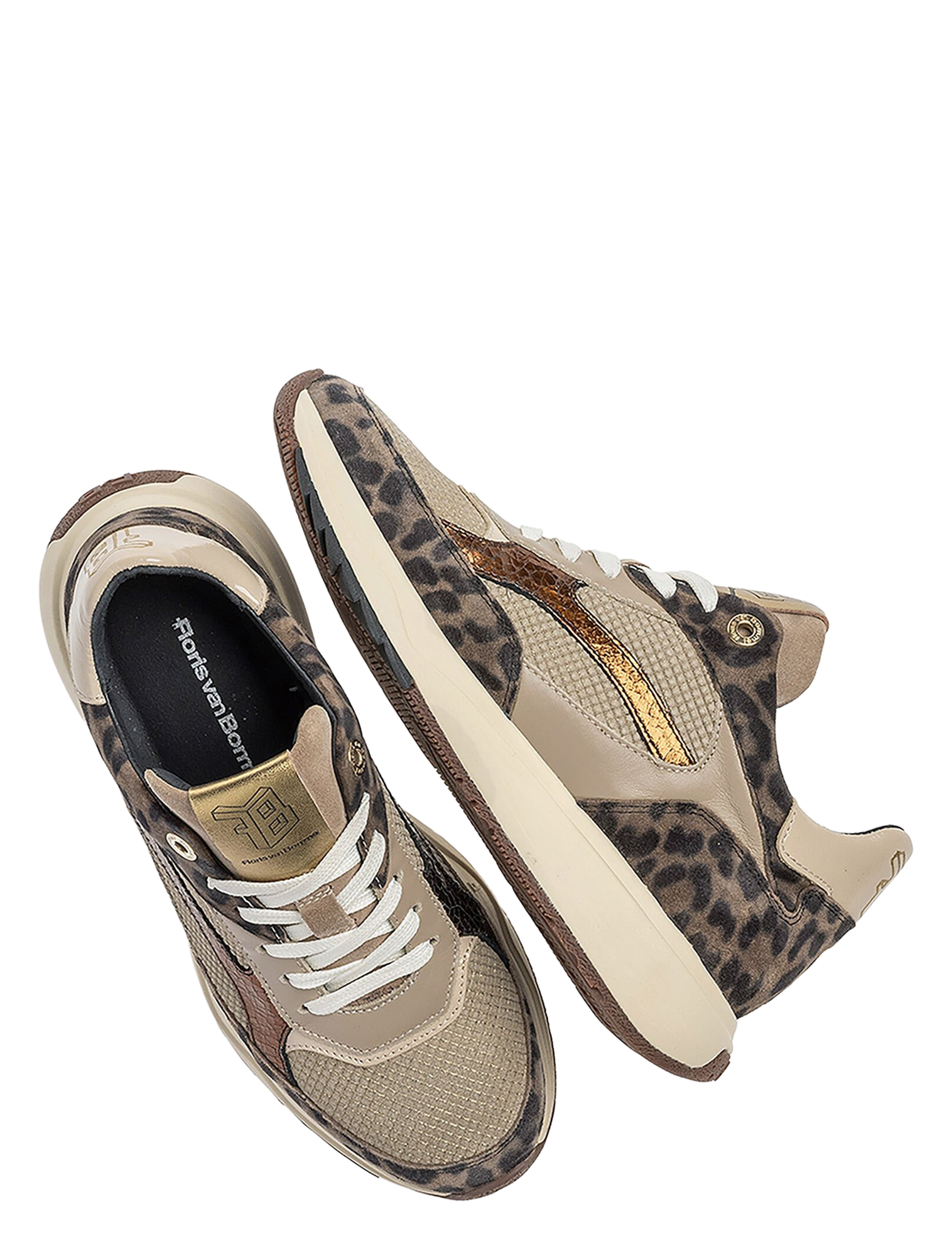 Floris van Bommel - Suvi SFW-10138 34-01 Taupe G-Wijdte - Sneakers - Dames - Lage Sneakers - 50098_77_3