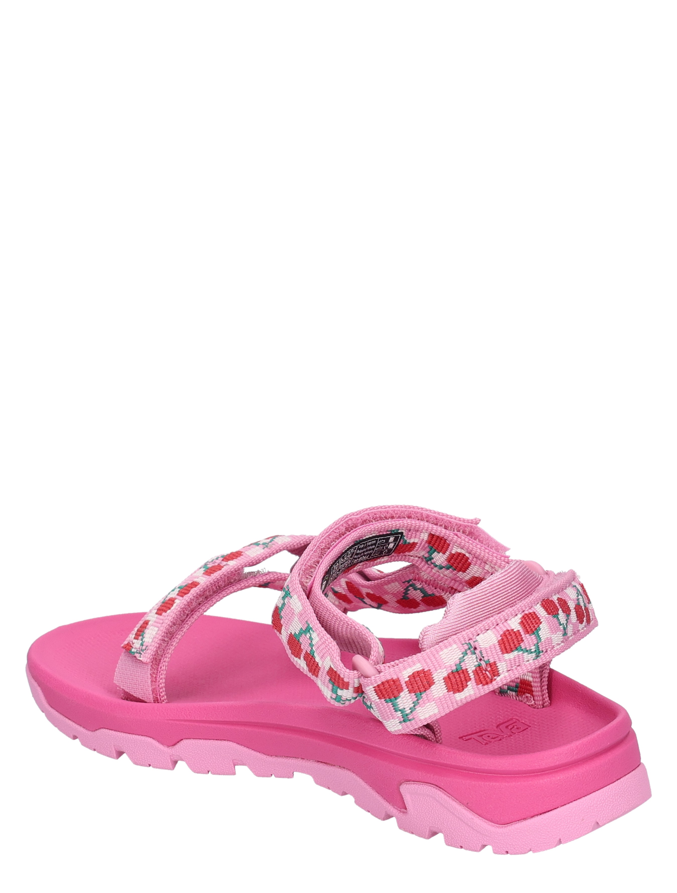 sandalen, pink, gewatteelde band, vrouwen, terras