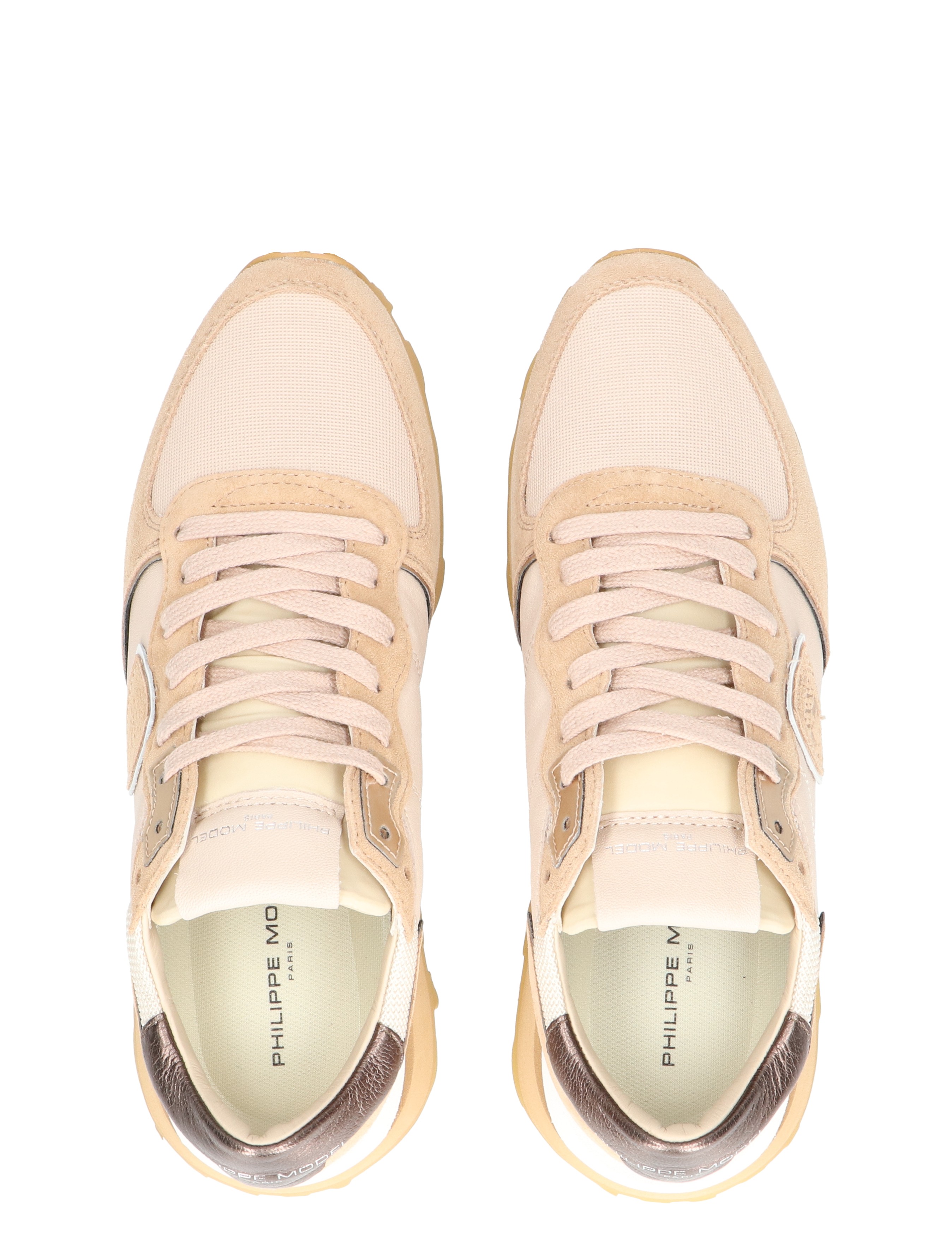 Philippe Model - TKLD Tropez WX01 West Mixage Beige - Sneakers - Dames - Lage Sneakers - 49110_77_7