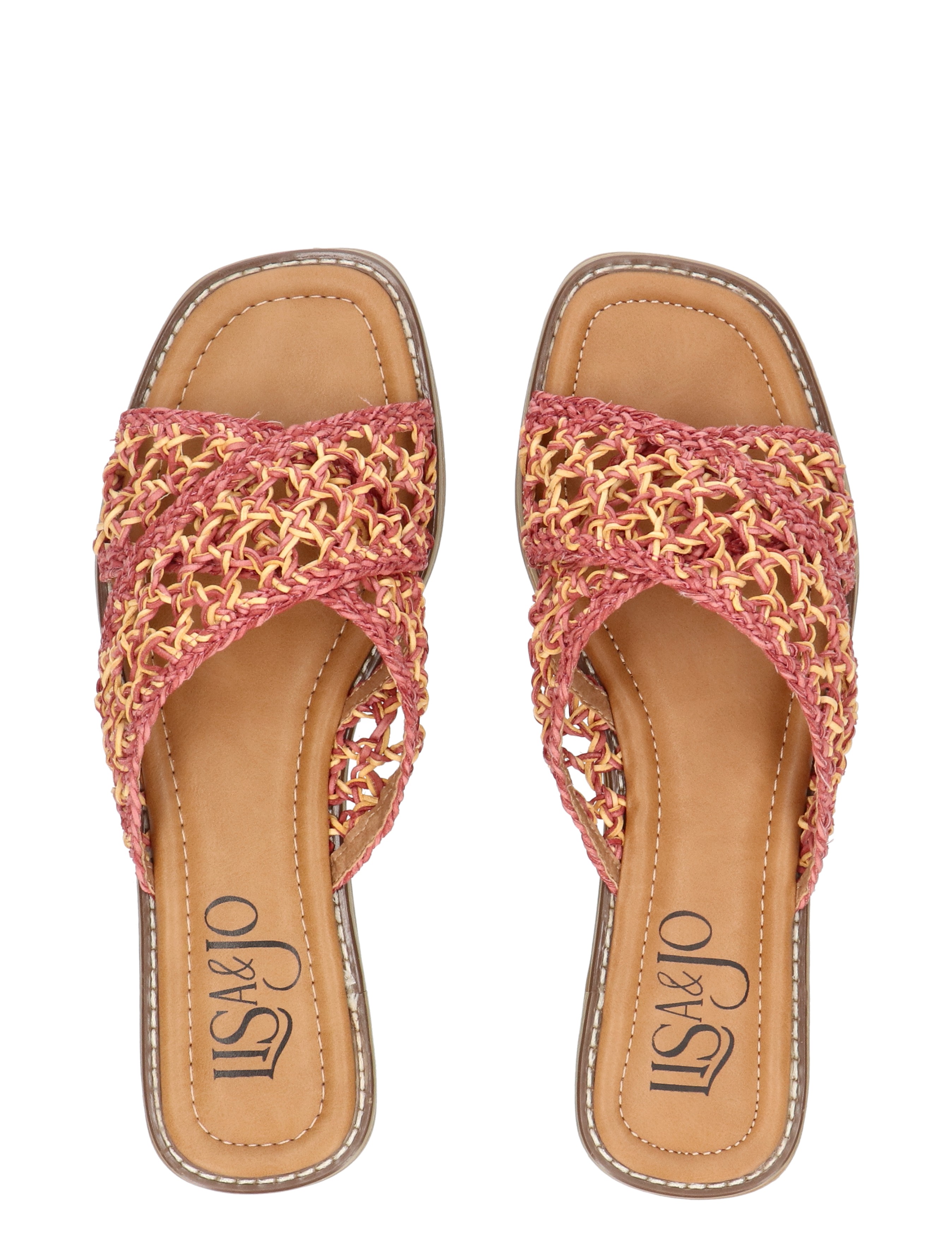 Lisa & Jo - Zahide Red - Dames - Muiltjes - 50301_44_1