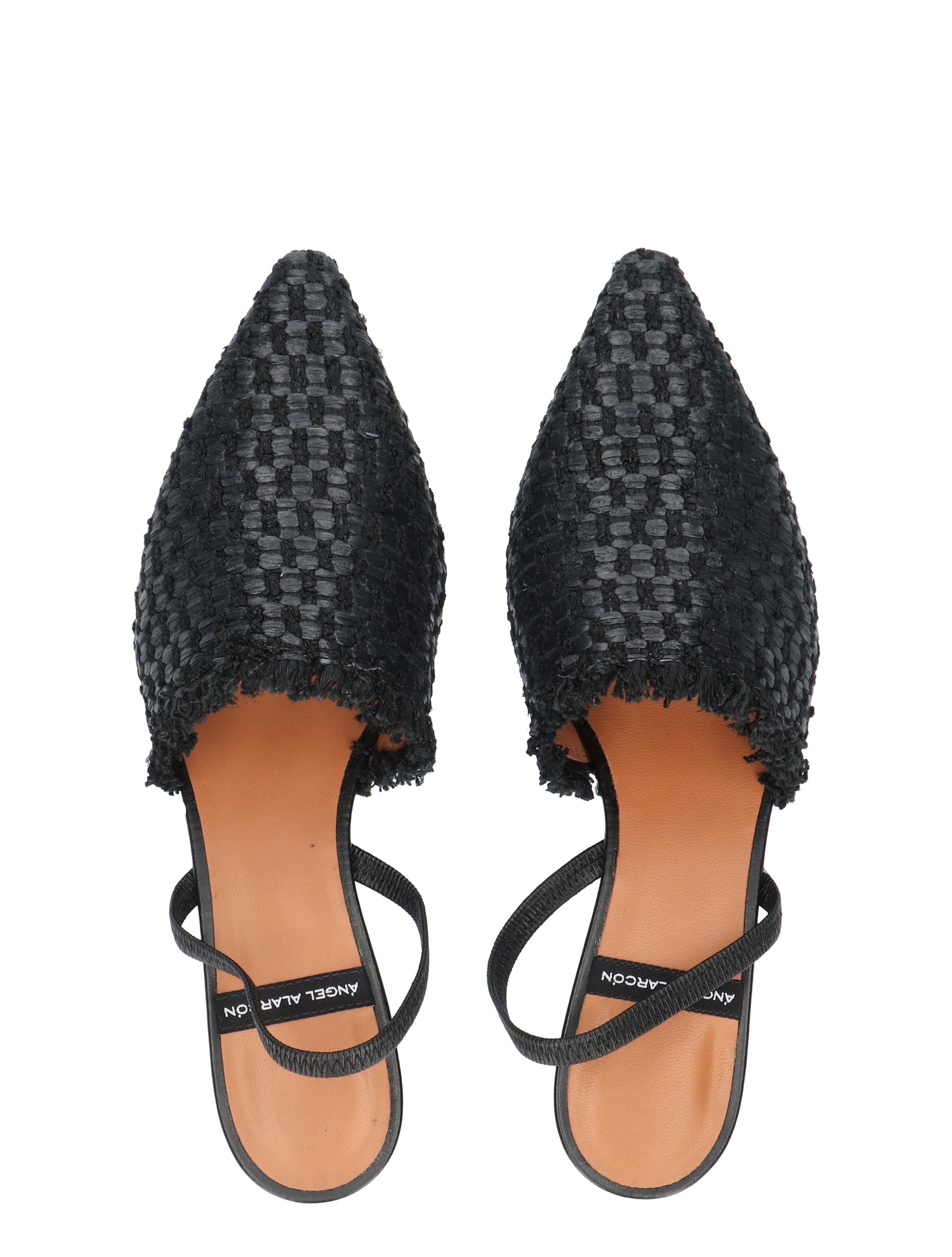 Angel Alarcon - 25009-530B Rafia Black - Dames - Ballerinas - 47947_11_7