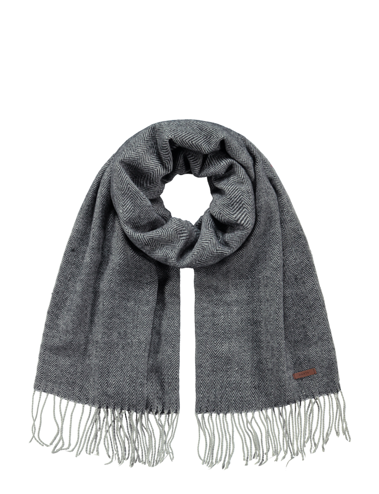Barts - Soho Scarf 0592 19 Dark Heather - Heren - Sjaals - 49377_99_1