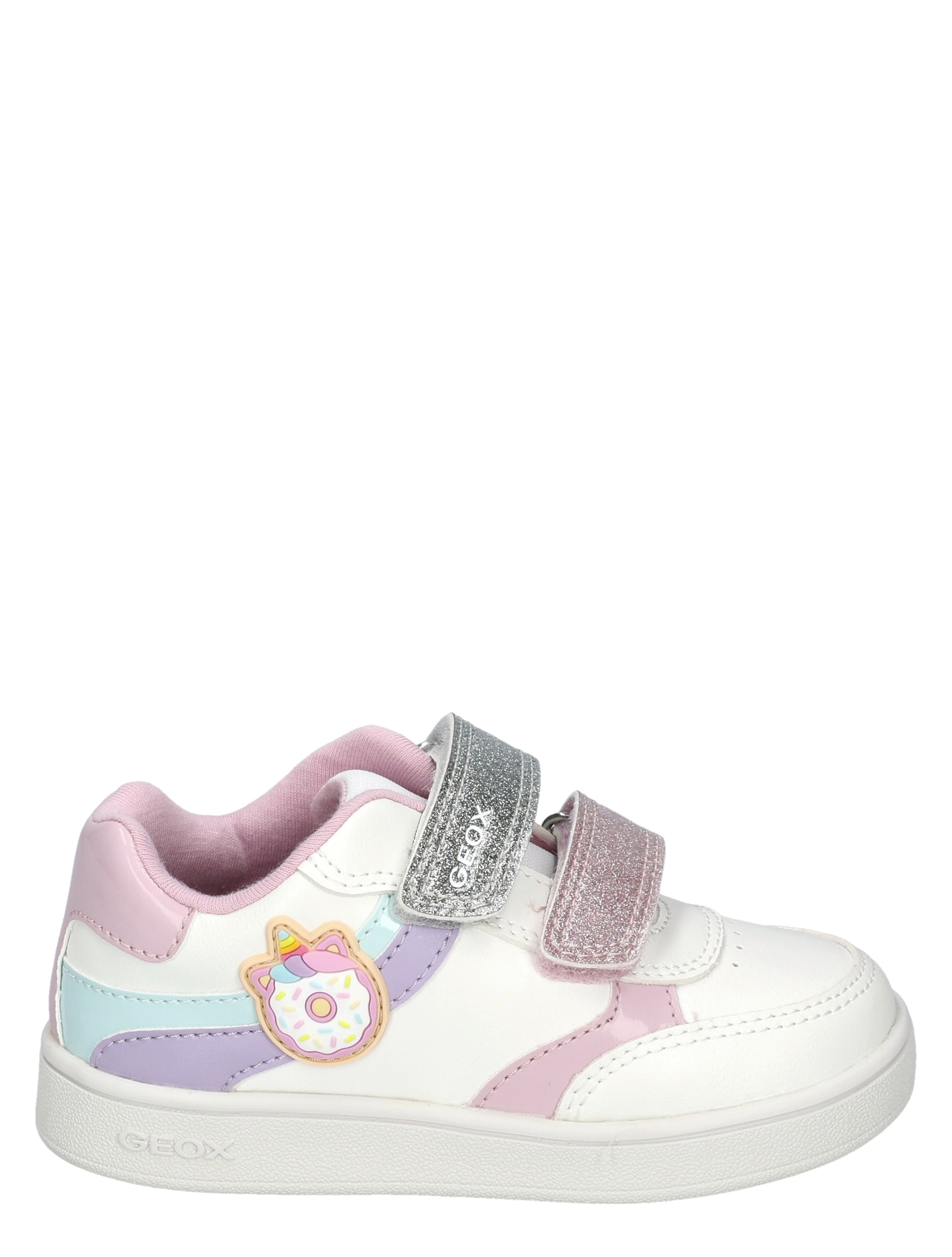 Geox - B555MB Optic White - Meisjes - Klittenbandschoenen - 49746_84_1