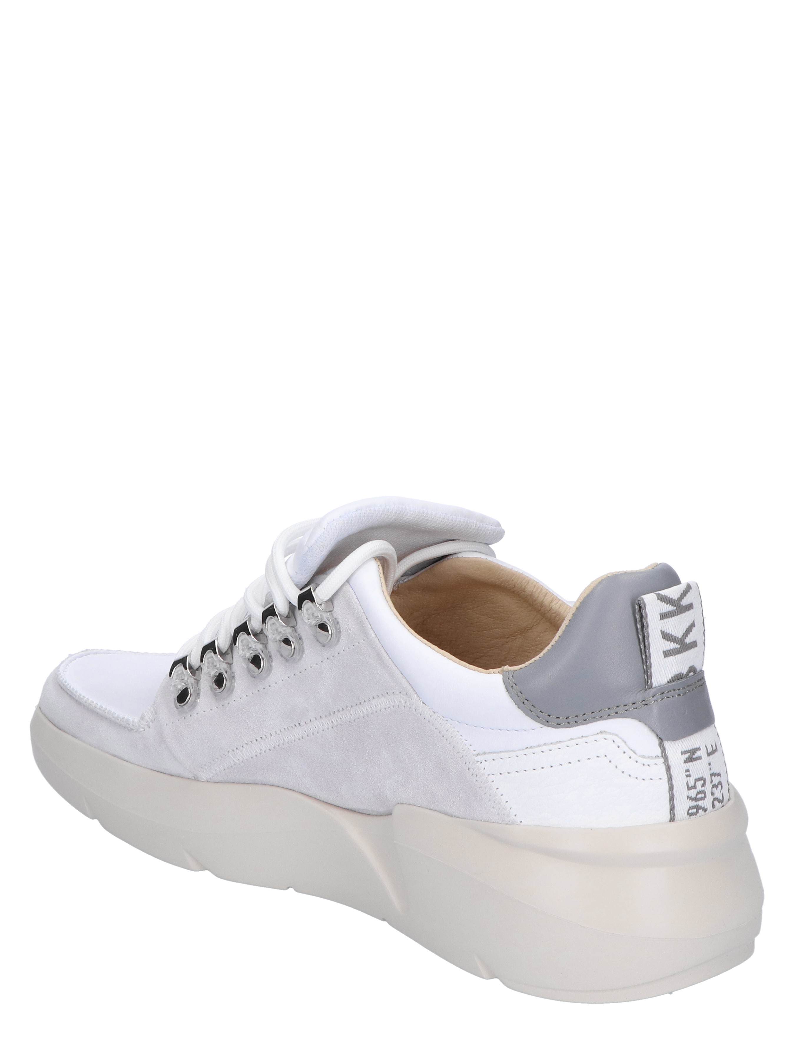 Nubikk - Roque Roman Men White Combi Grey - Heren - Lage Sneakers - Sneakers - 43715_89_4