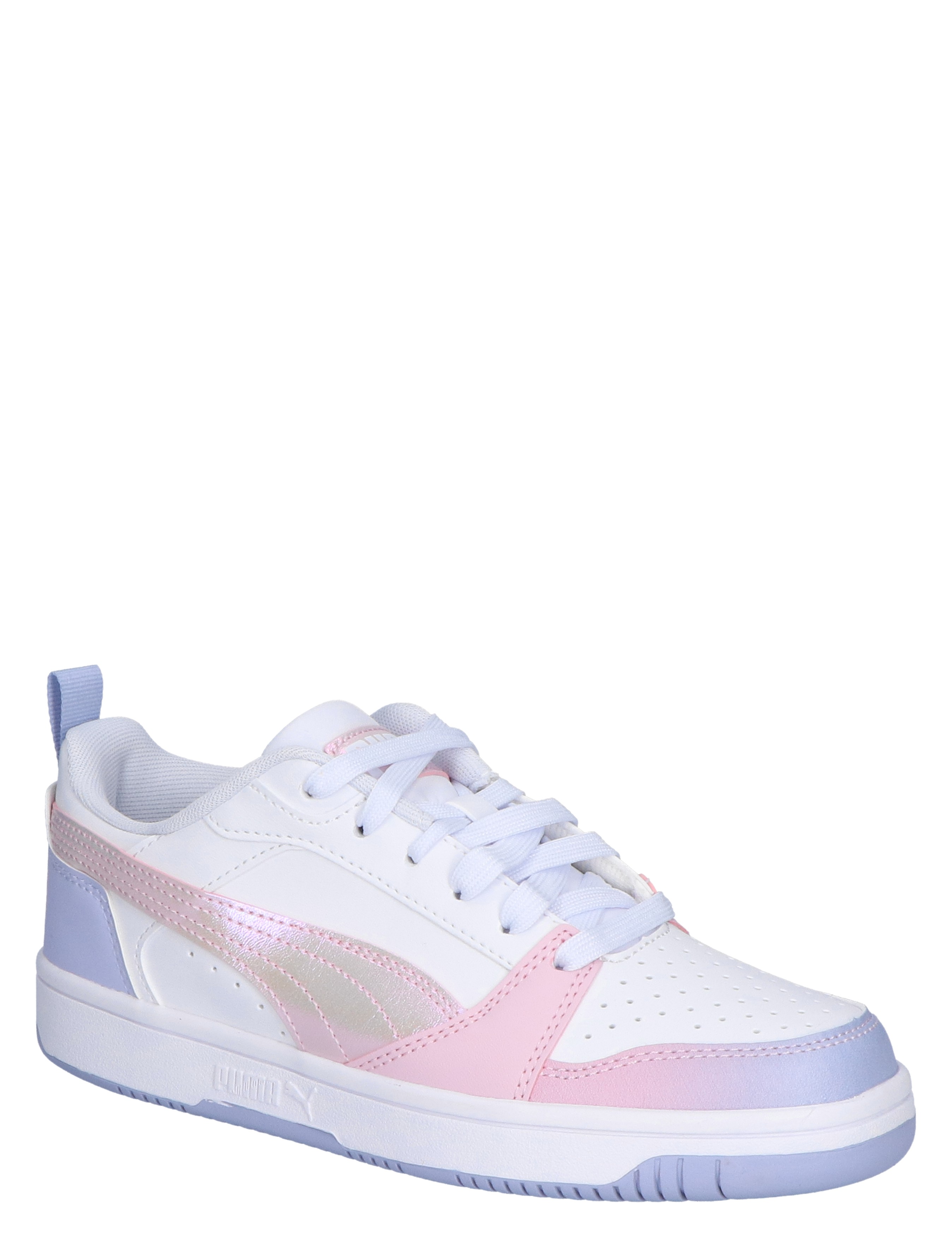Puma - Rebound V6 Low Blurry Dreams White Mauve Cool - Meisjes - Lage Sneakers - Sneakers - 46455_84_3