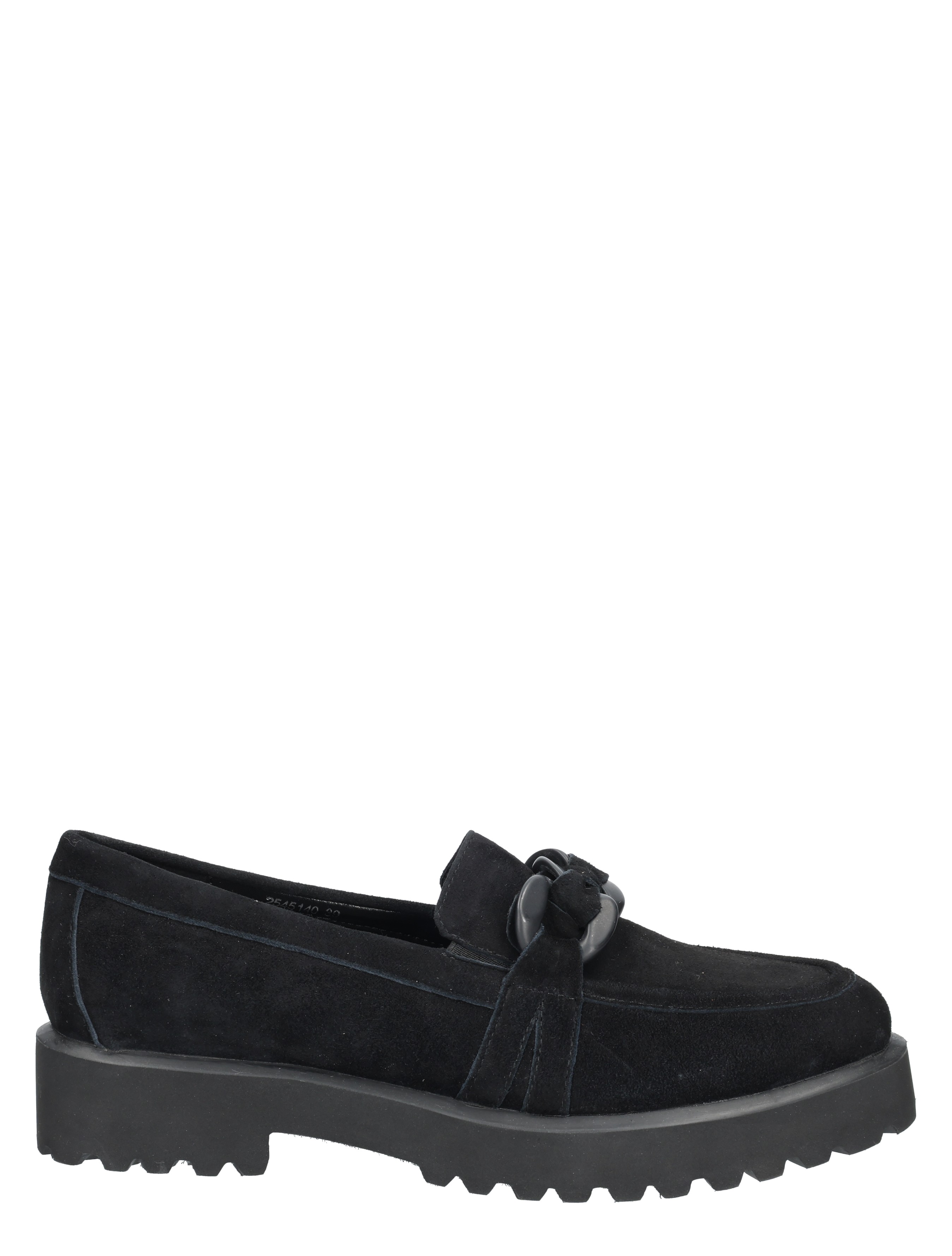 Di Lauro - Celestina Black Suede - Dames - Loafers - 49492_11_1