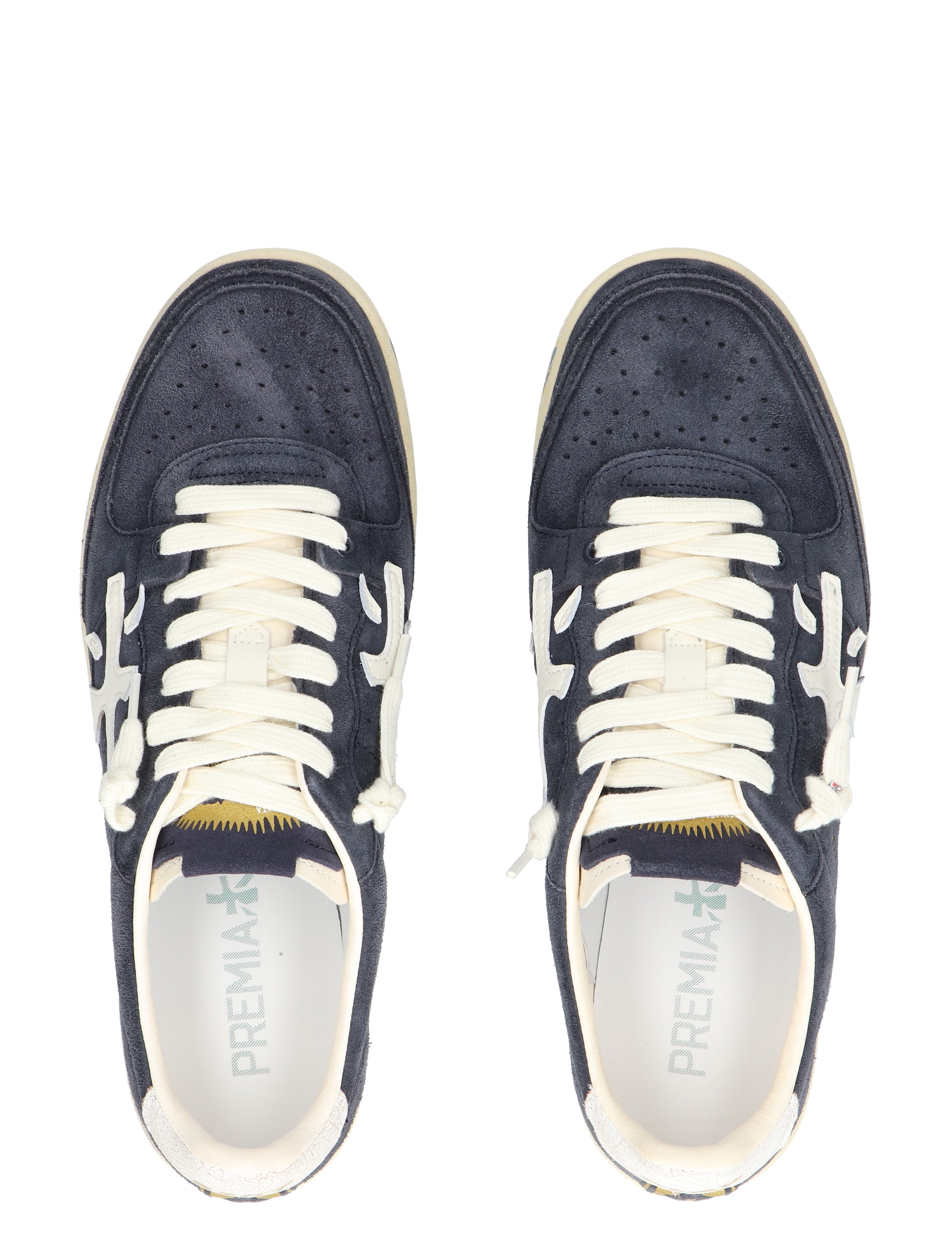 Premiata - BSKT Clay Men 7708 Navy - Heren - Lage Sneakers - Sneakers - 48274_33_7