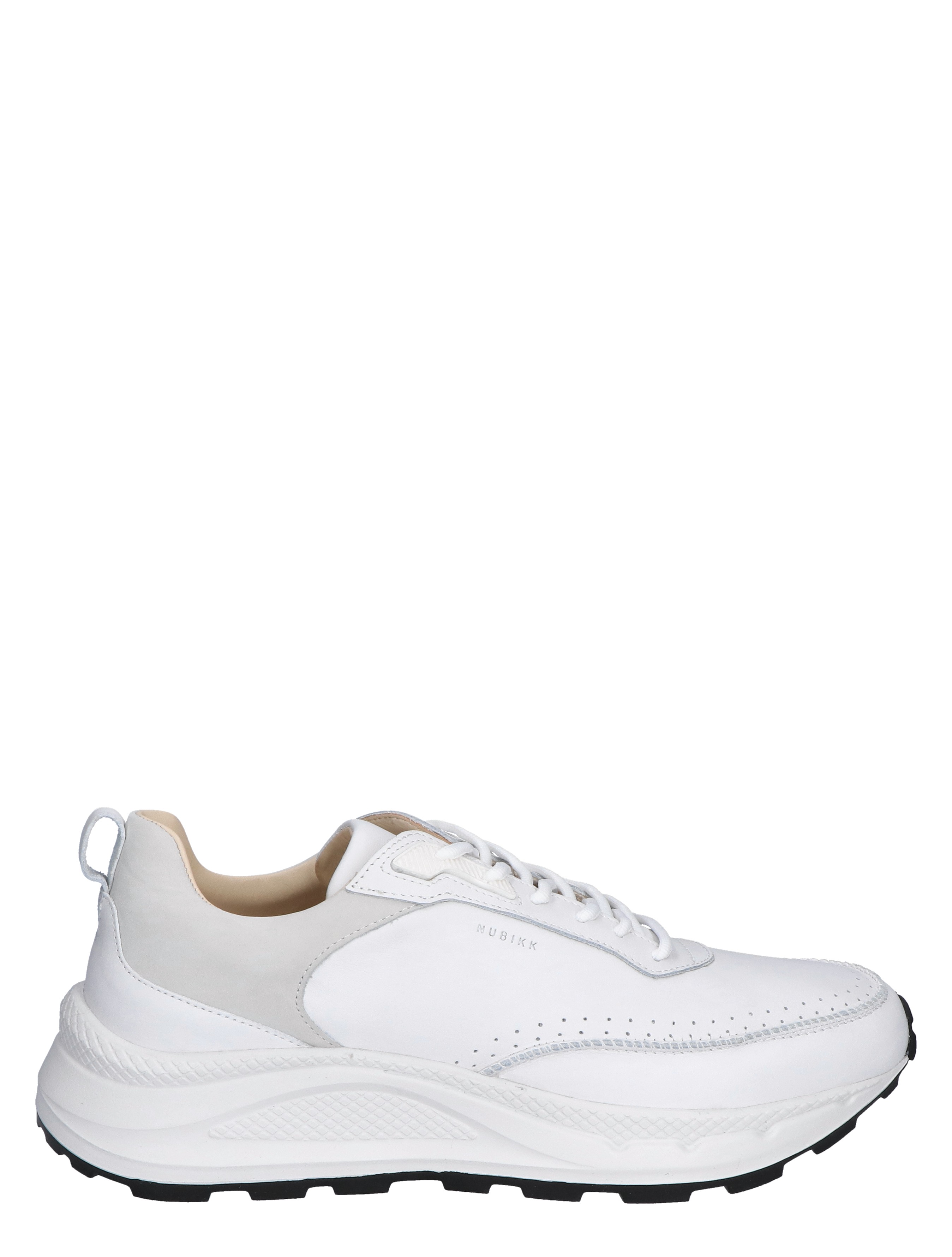 Oberon Reese Men White Leather