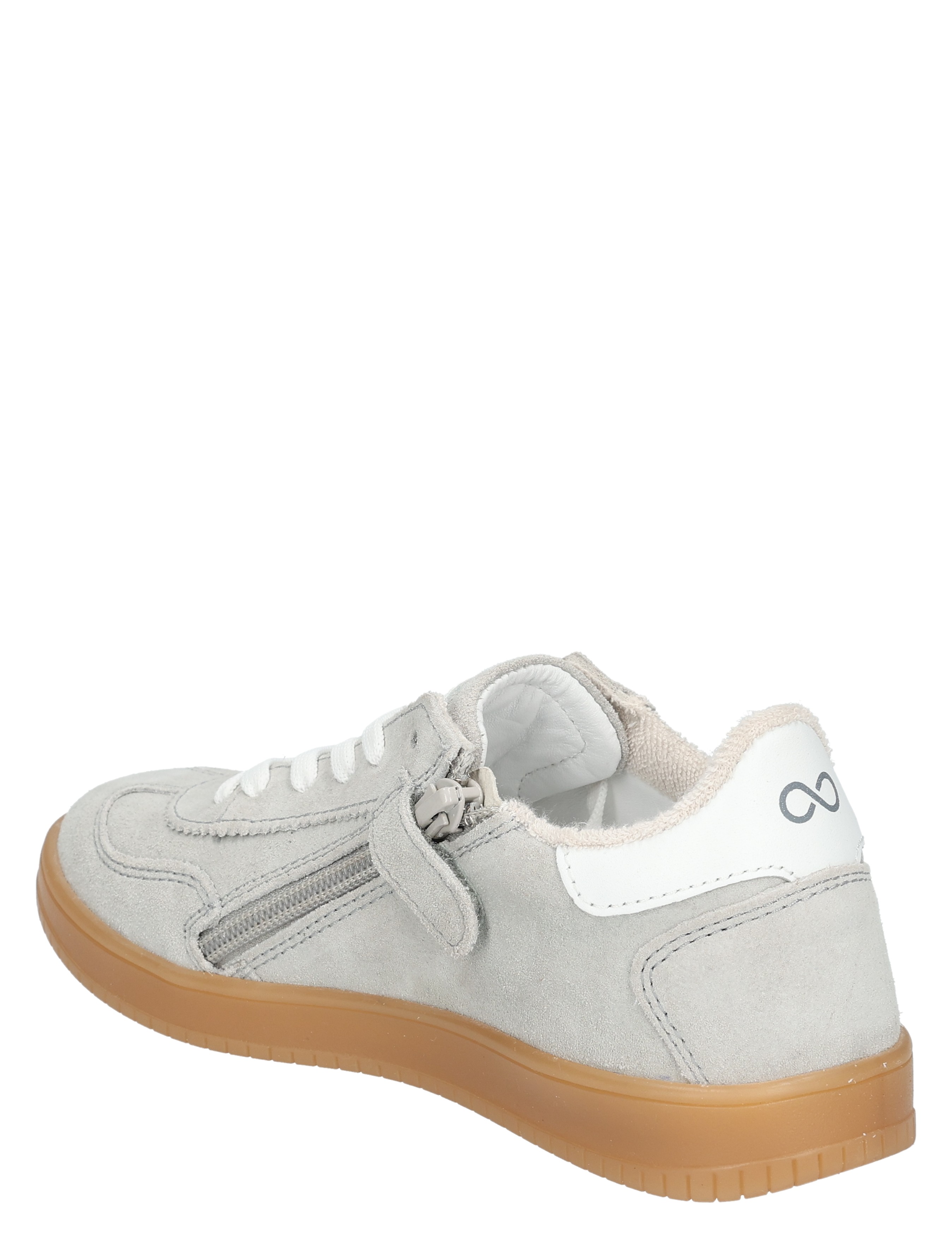 Hip - H1500-1 Light Grey Suede - Meisjes - Jongens - Lage Sneakers - Sneakers - Sneakers - Lage Sneakers - 50584_99_4