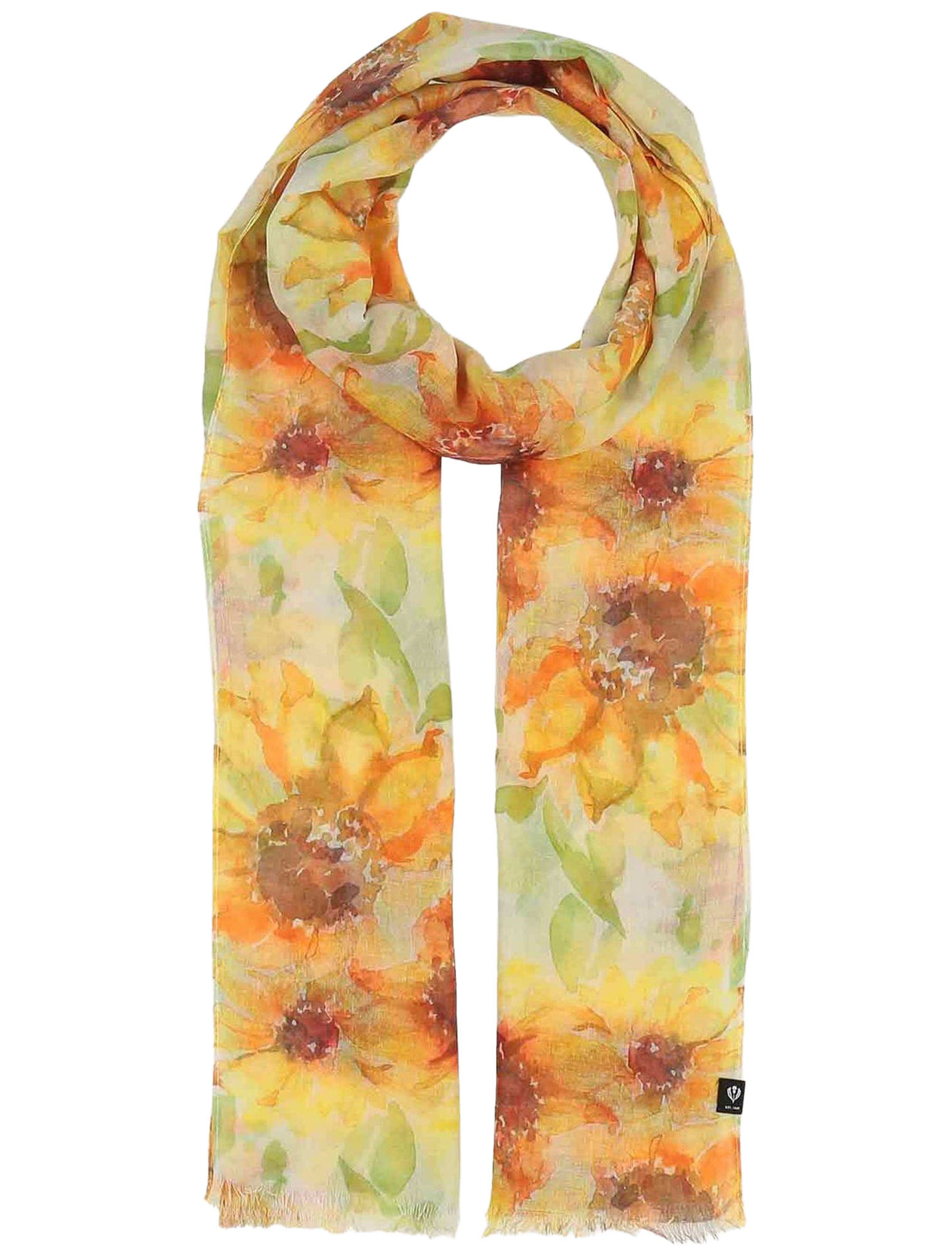 Fraas - Sunflower Yellow - Dames - Sjaals - 50787_55_1