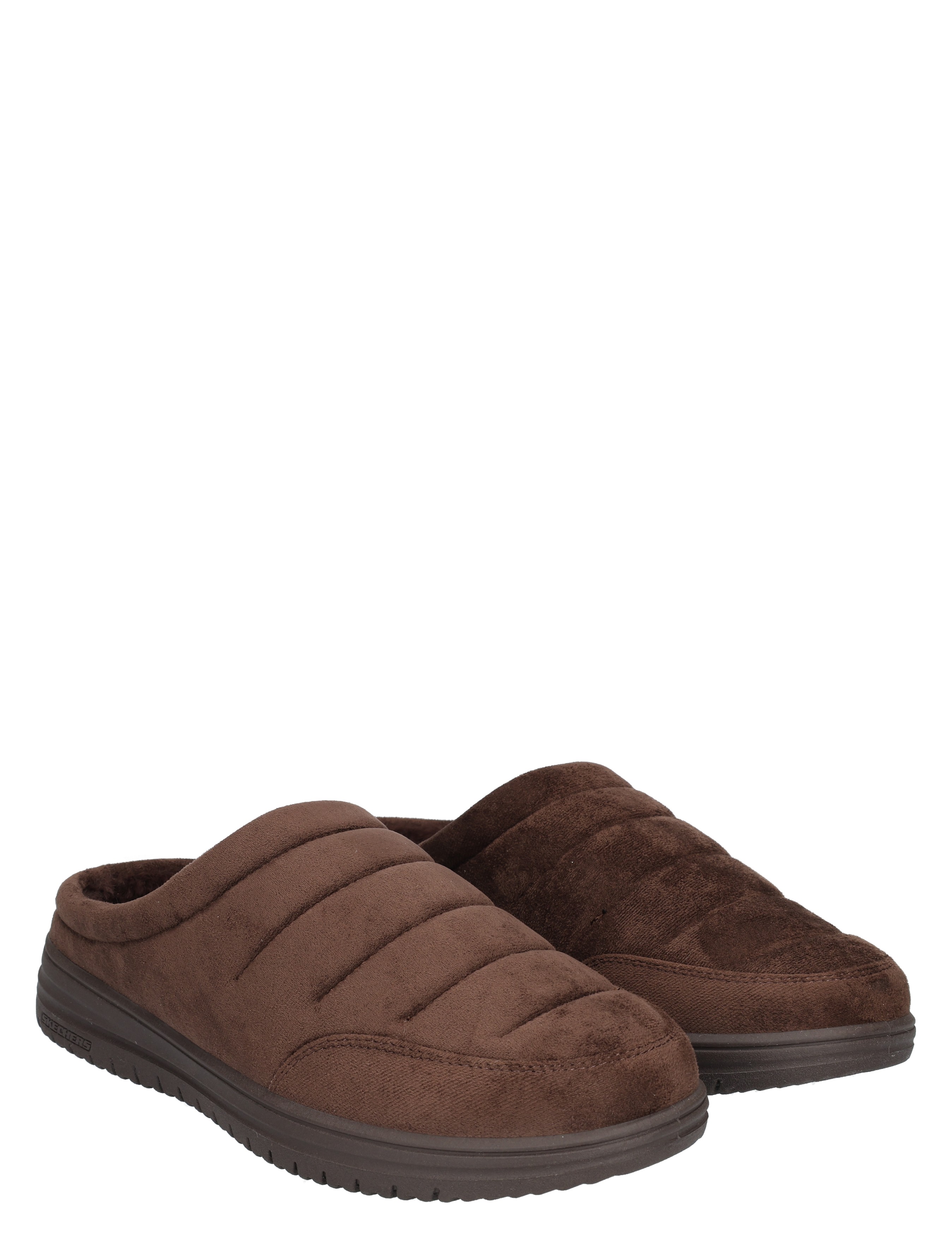 slippers, brown, moccasin, quilted, slip-on